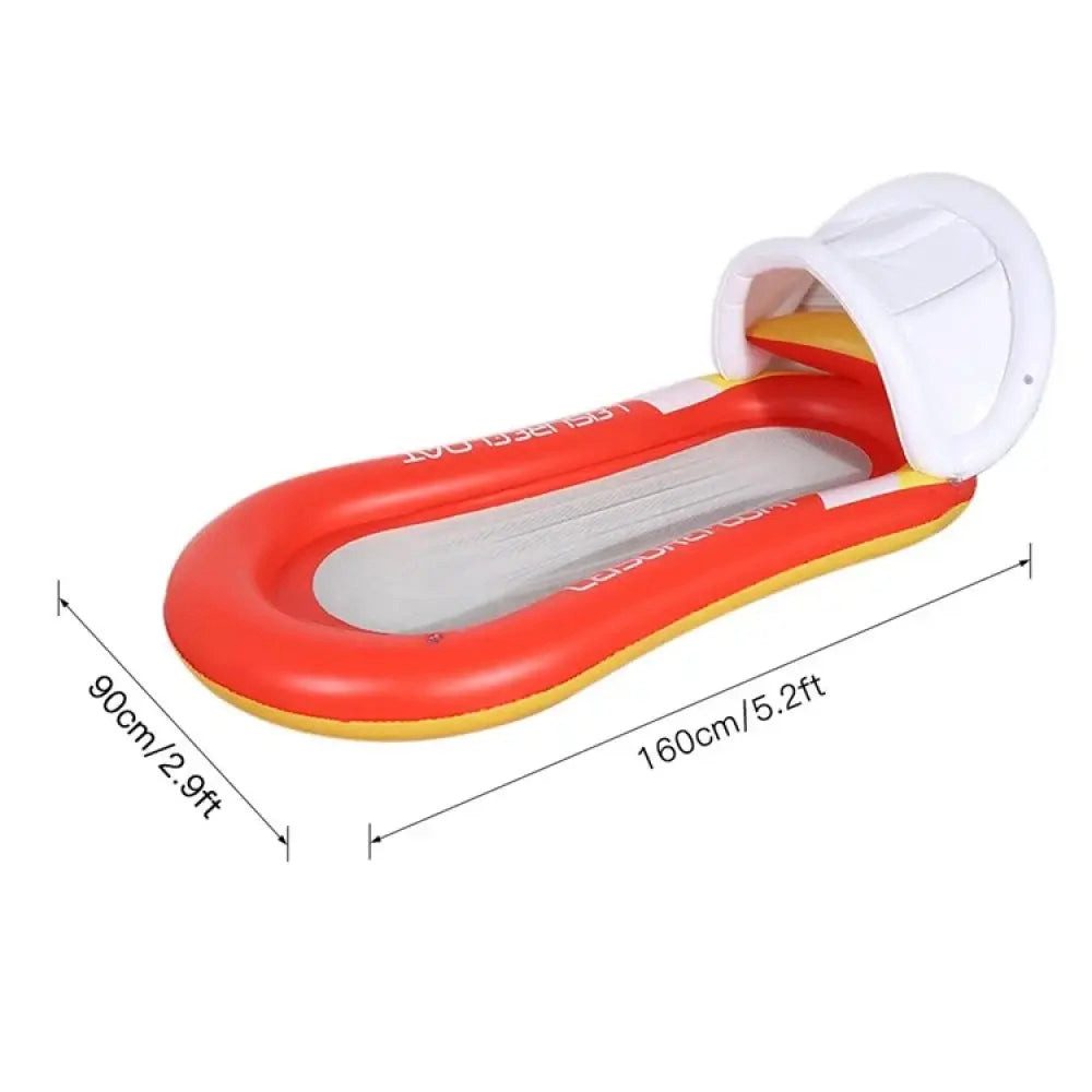Sport-Knight® Luftmatratze Aufblasbare Wasserhängematte mit Sonnenschutz-Da günstig online kaufen