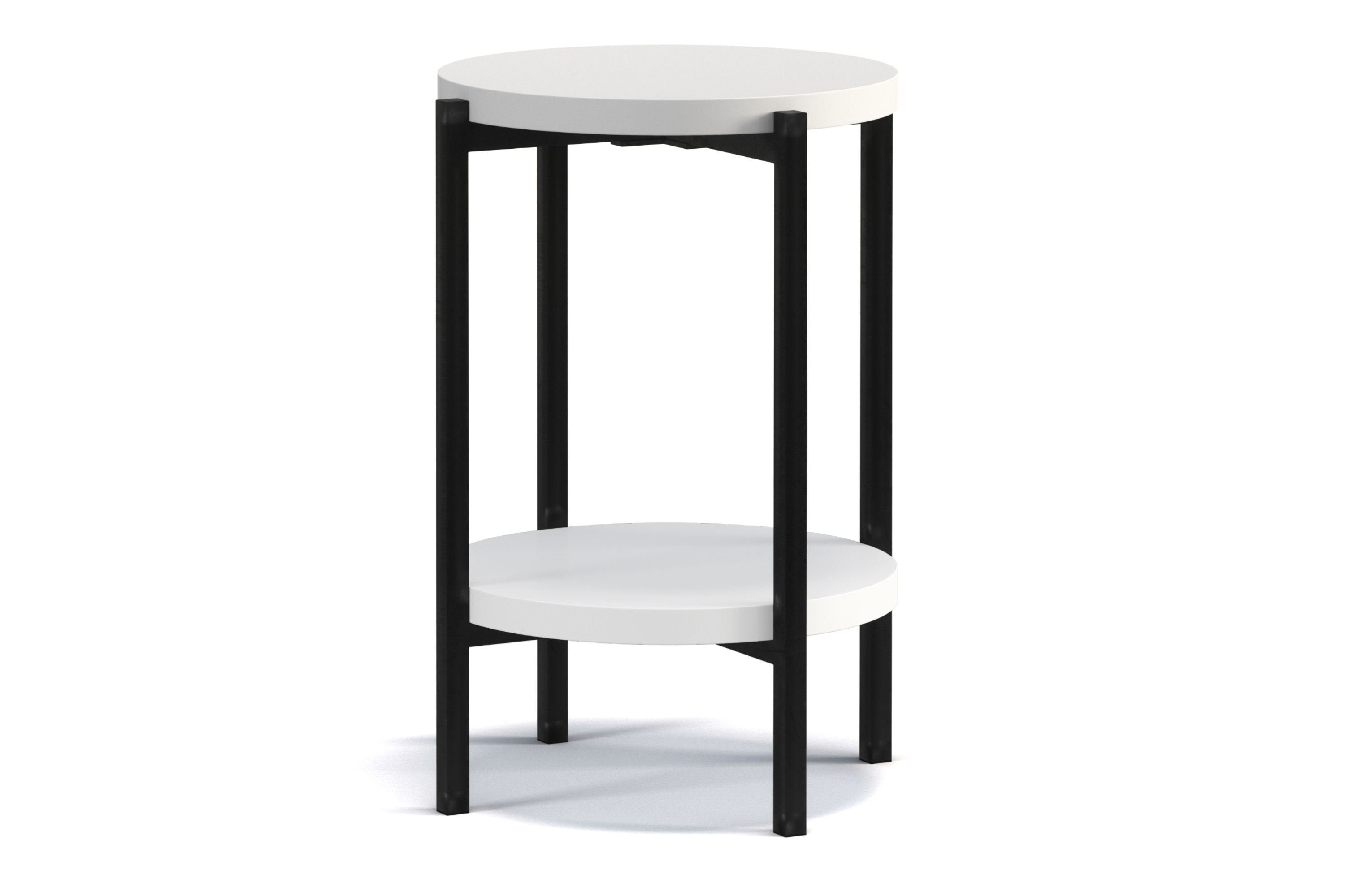 KONSIMO® Couchtisch Couchtisch GERIS, mit Ablagefläche, auf hohen Metallfüßen, Loft-Stil