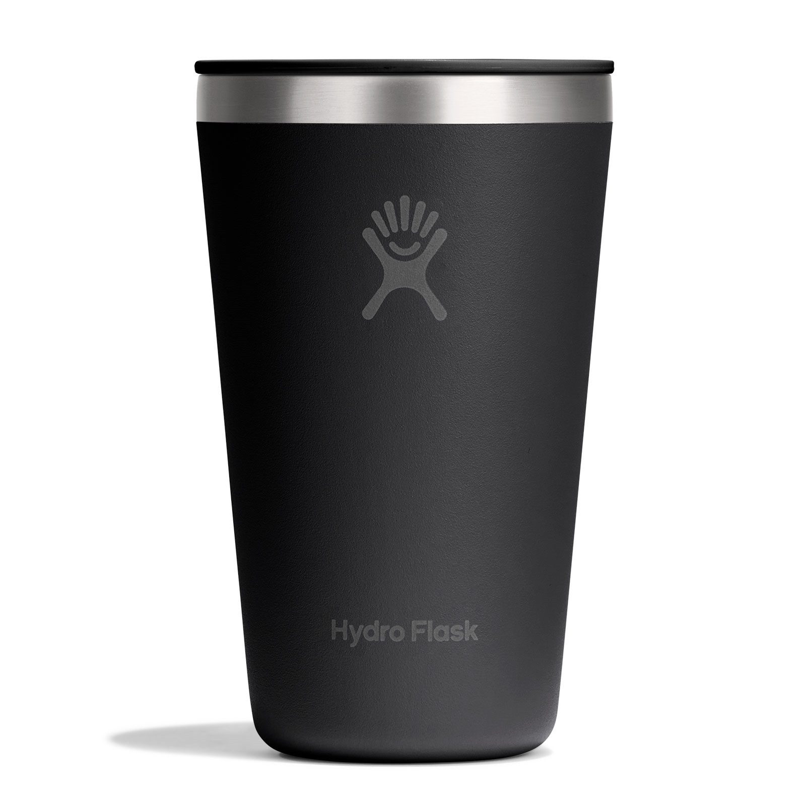 Hydro Flask Thermobecher 16 OZ All Around Tumbler Press-In Lid, 473 ml, 1-tlg., Edelstahl, Kompatibel mit Trinkhalmdeckel und verschließbaren Eindrückdeckel