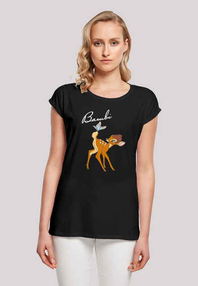 F4NT4STIC T-Shirt Disney Bambi Schmetterling Tail Print