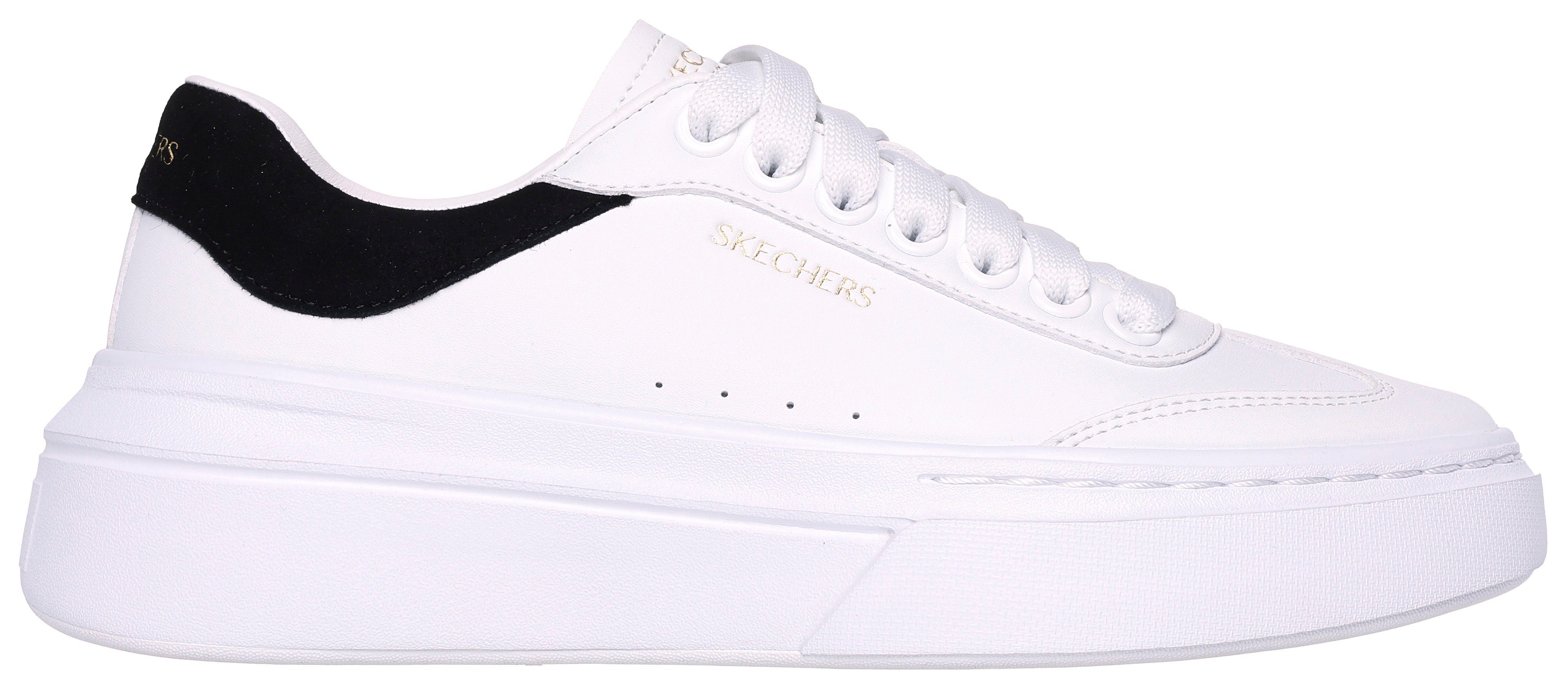 CORDOVA white/black (20203204) Skechers Sneaker CLASSIC- mit Kontrastbesatz