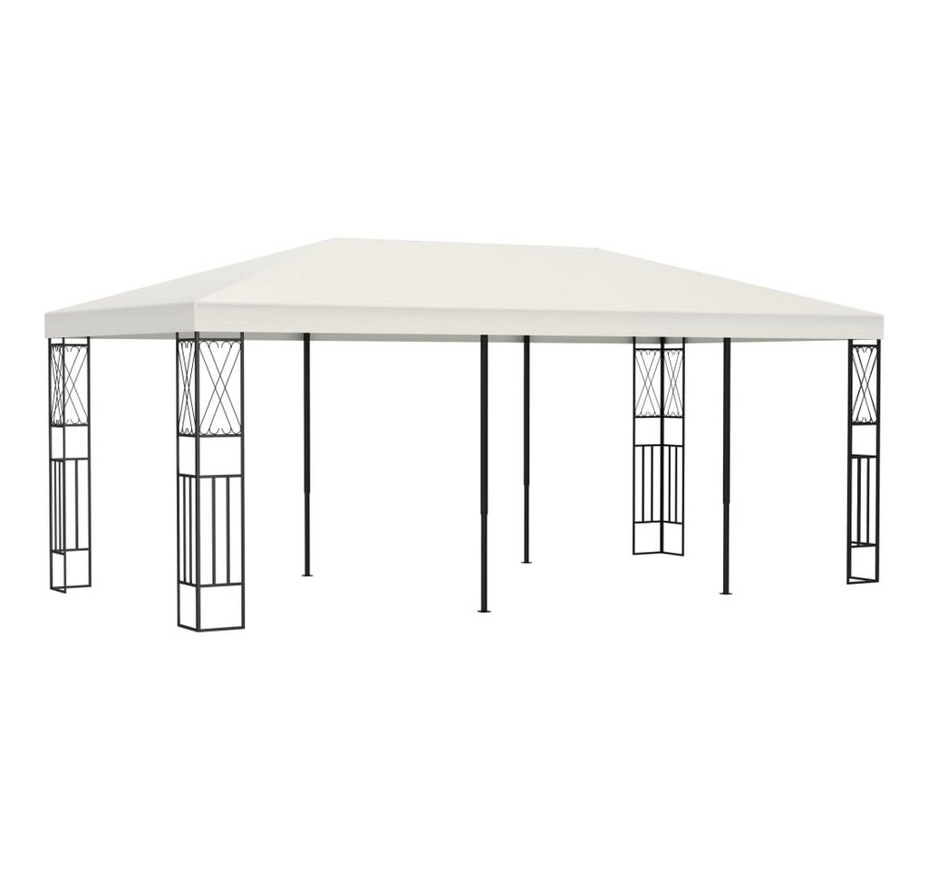 Thumbnail - vidaXL Pavillon, Partyzelt 3×6 m Creme Stoff