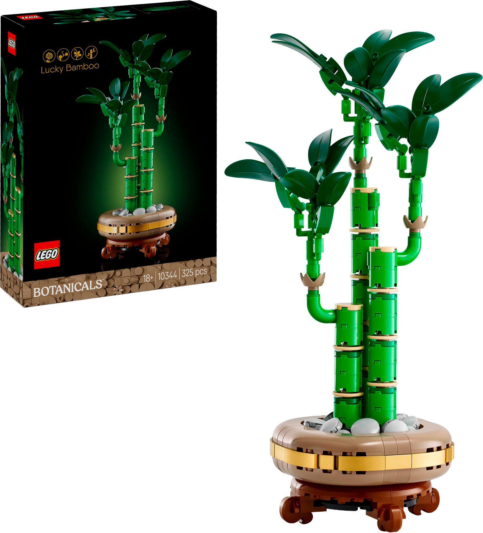LEGO® Glücks-Bambus (10344), LEGO Botanicals Konstruktionsspielsteine, (325 St), Made in Europe