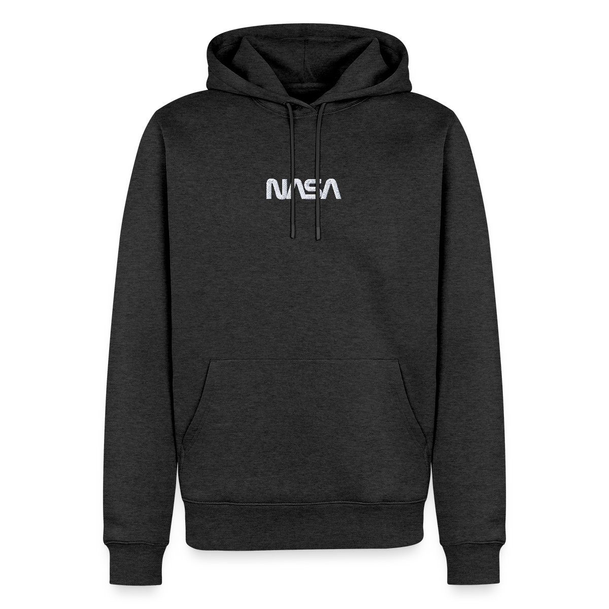 Hoodie Nasa Logo Weiß Stick Herren Premium Hoodie
