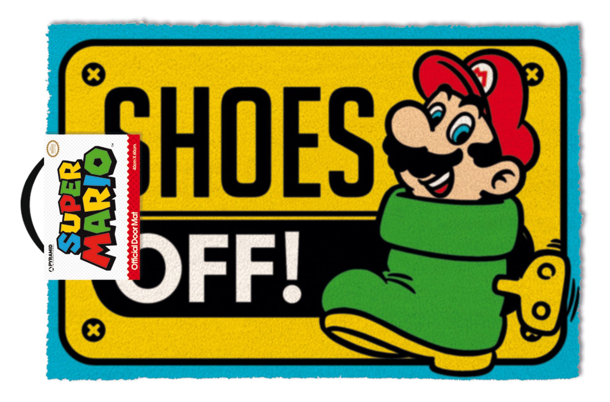 Fußmatte Fußmatte Kokos - Türmatte Kokos - Nintendo - Super Mario - Shoes Off