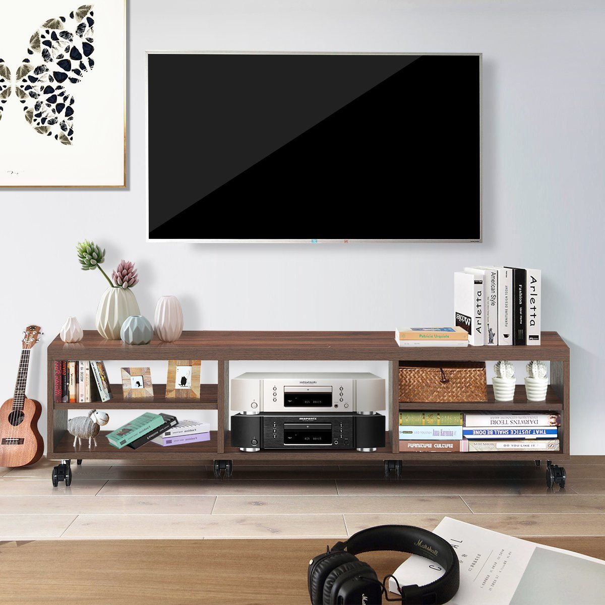 Best HD Pictures about  Erstaunlich Tv Rack Mit Rollen Bilder  - No AI Images