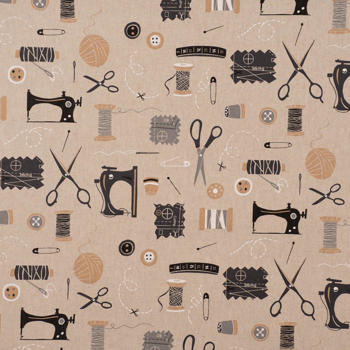 SCHÖNER LEBEN. Dekokissen SCHÖNER LEBEN. Kissenhülle Sewing Atelier Nähzubehör natur schwarz
