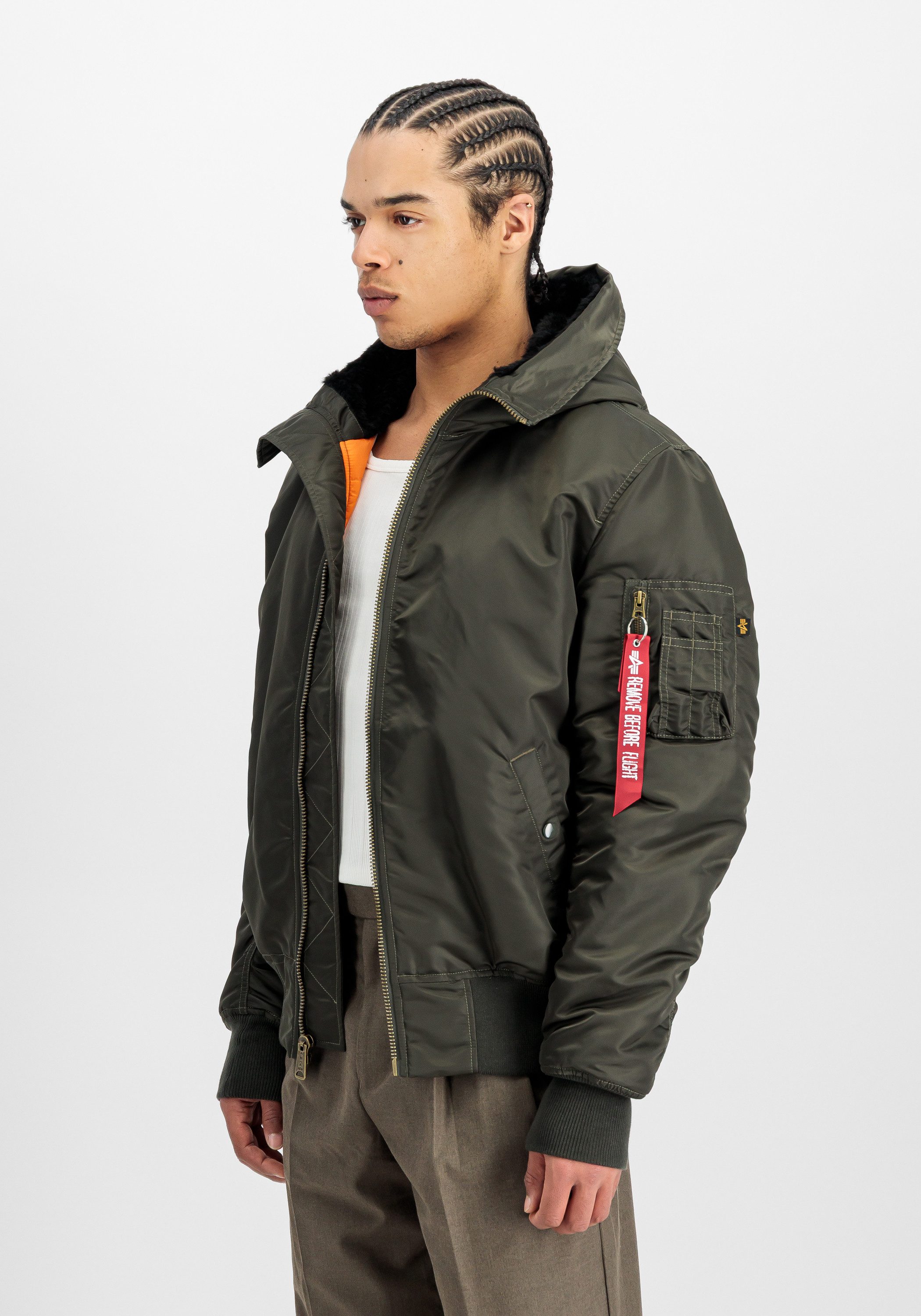 Alpha Industries Bomberjacke MA-1 Hooded Slim – Bild 4 von 5