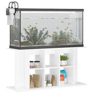 vidaXL Aquariumunterschrank Aquariumständer Weiß 120x40x60 cm Holzwerkstoff Aquarium Unterstand