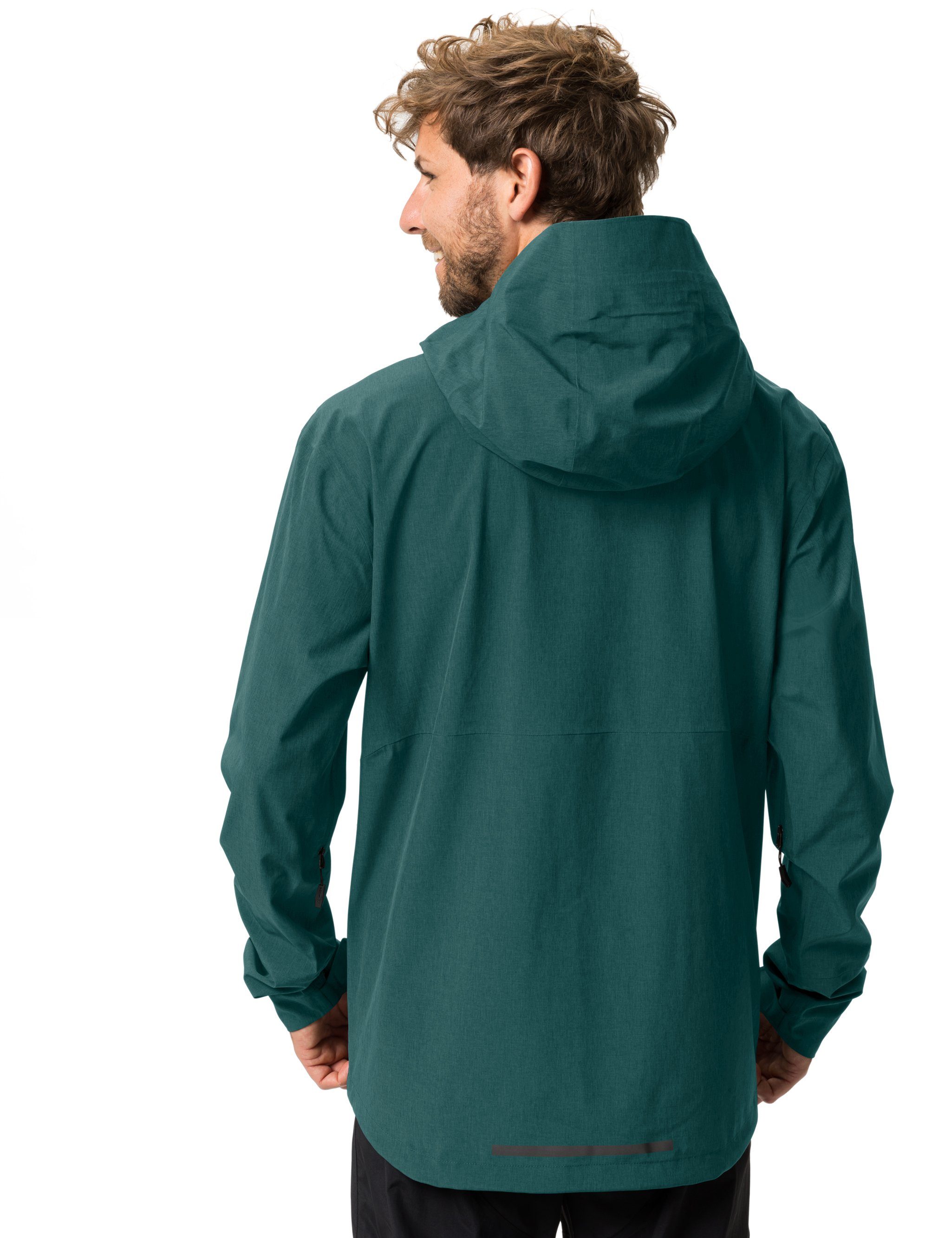 VAUDE Outdoorjacke Rain Jacket mallard II Men's green kompensiert (1-St) Yaras Klimaneutral