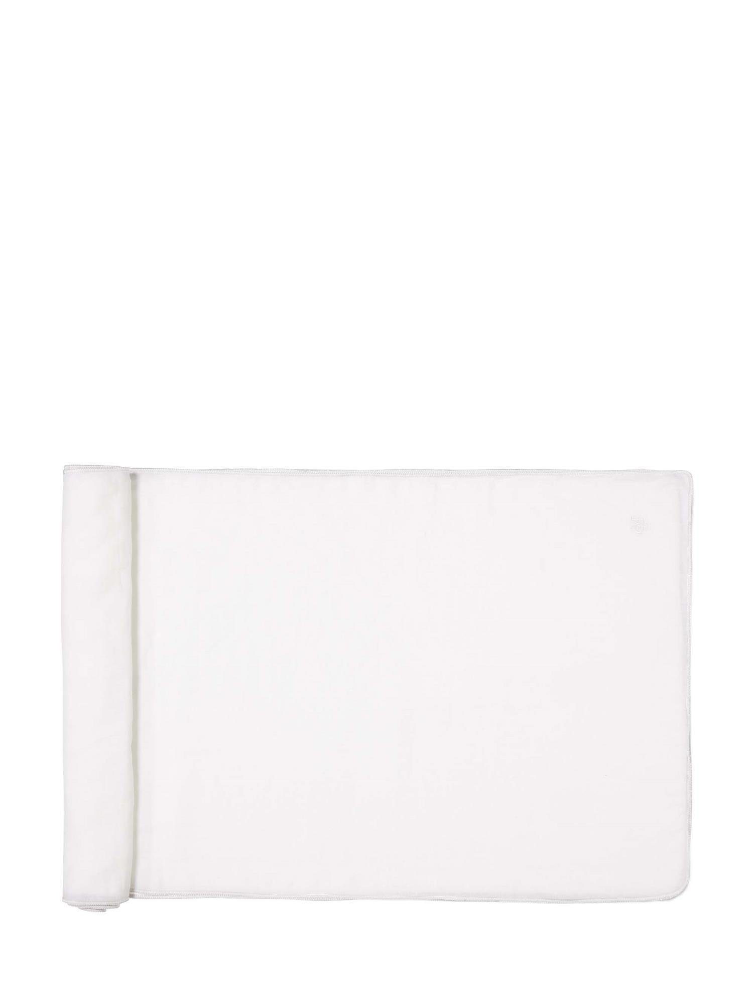 100% (1-tlg), aus Marc Tischläufer Valka Home O'Polo Leinen, unifarben Weiß