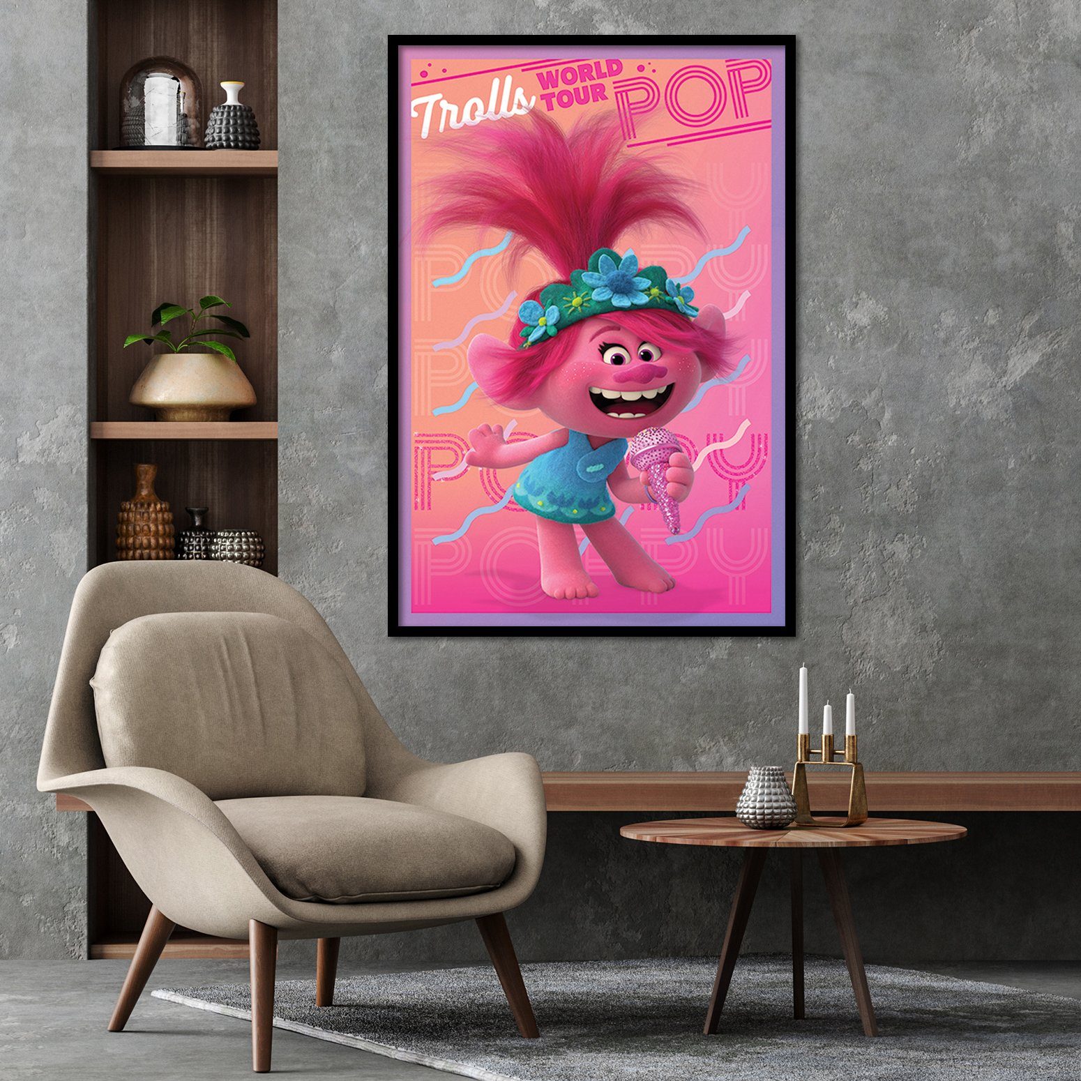 PYRAMID Poster 61 Poppy 91,5 Tour Poster Trolls World cm x