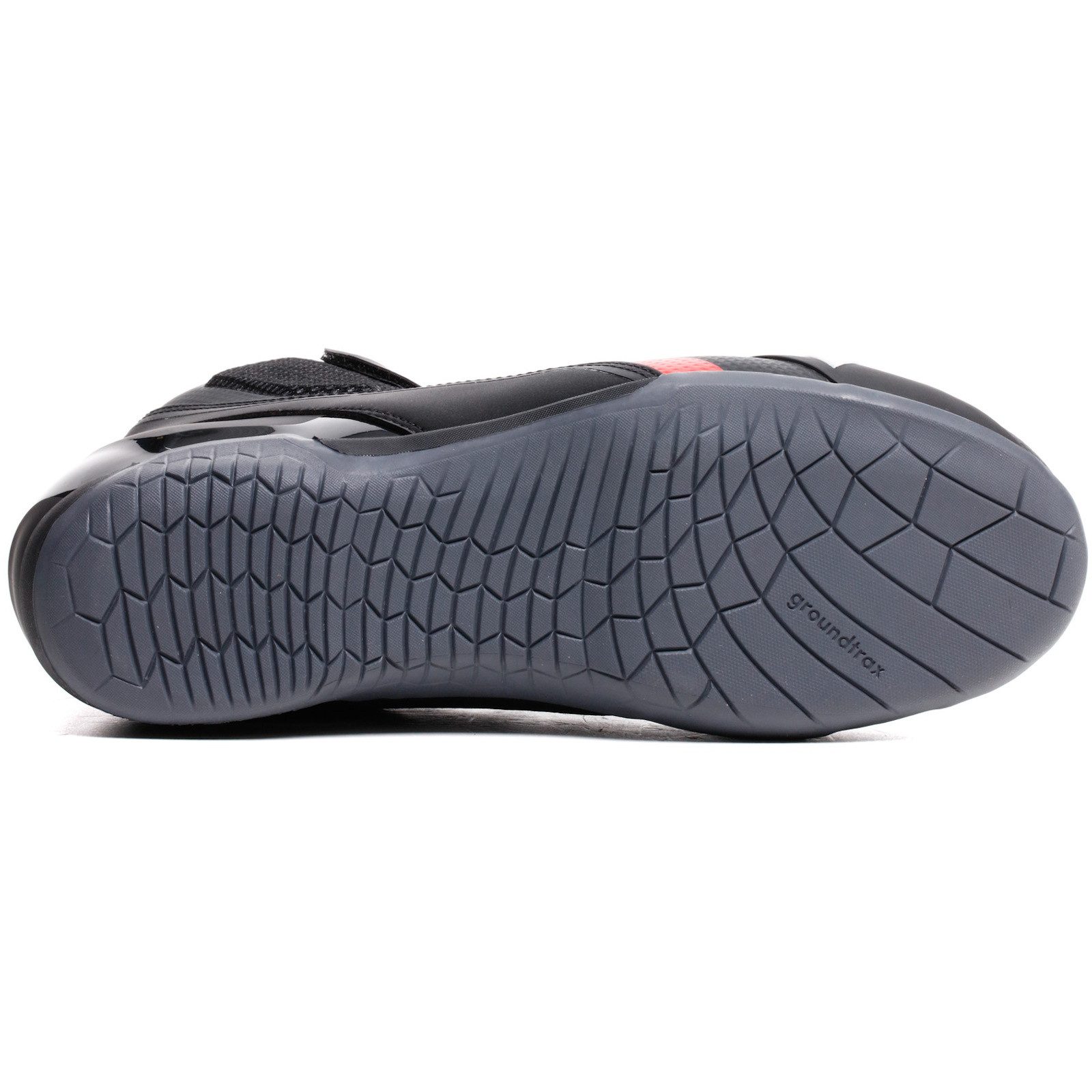 Dainese Dainese Herian Air Motorradschuhe Schwarz / Lava-Rot Motorradstiefel (Packung, Antistatische und Öl- und Benzinfeste Sohle)