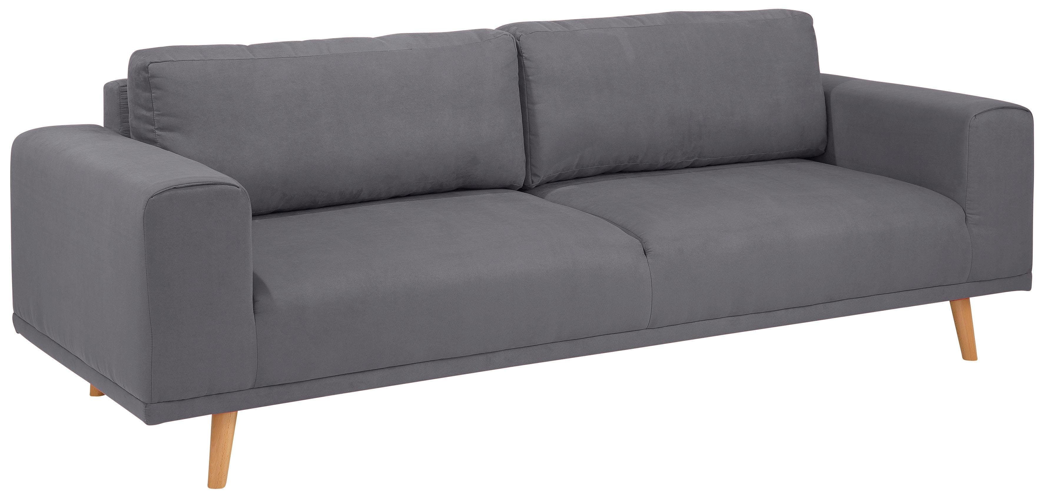 Home affaire 3-Sitzer Lasse, im scandinavischem Stil mit Holzfüßen. Reduzierter Preis € 579,99. Unverbindliche Preisempfehlung € 819,99