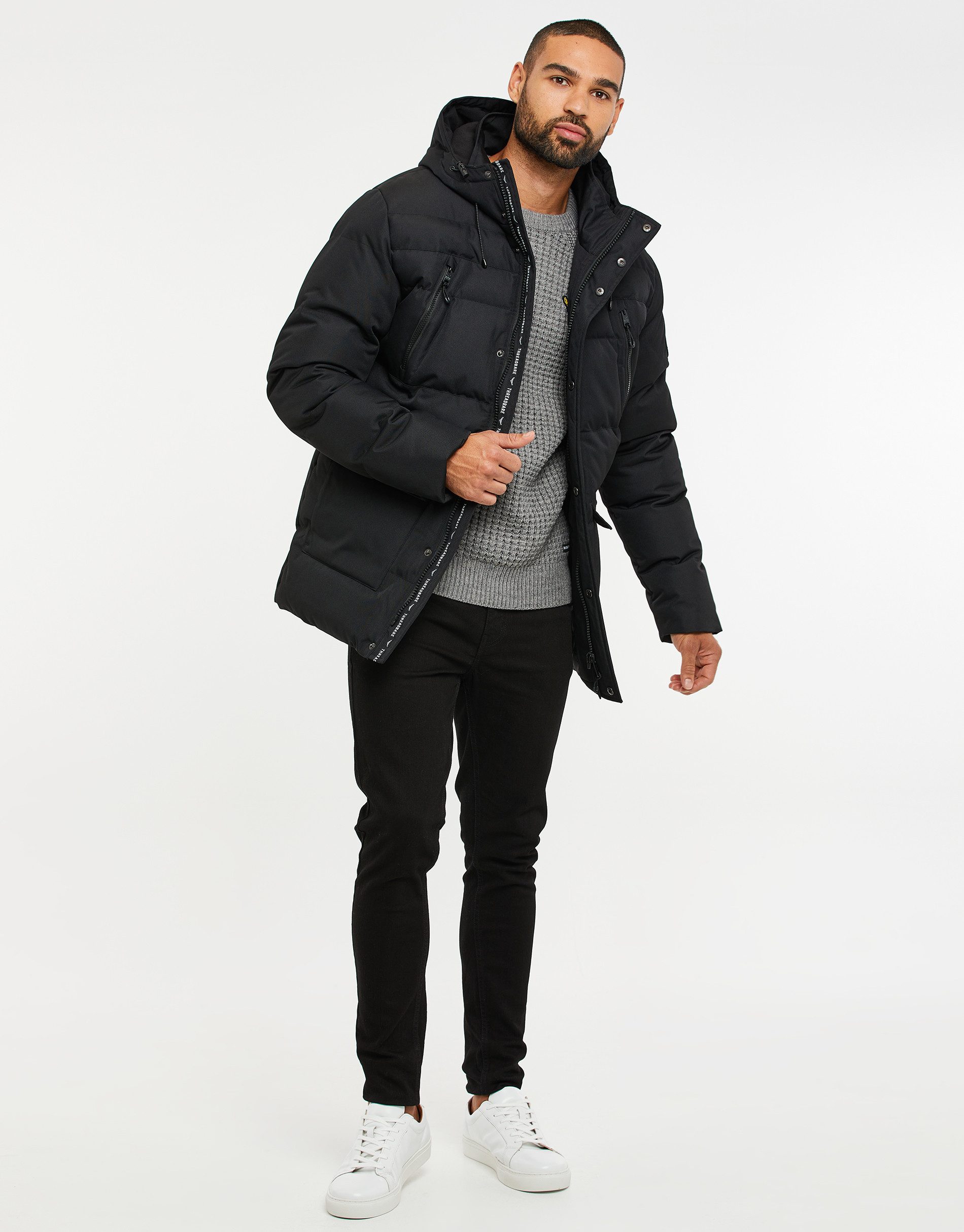 Threadbare Steppjacke THB Jacket Jackton (1-St) mit gefütterter Kapuze