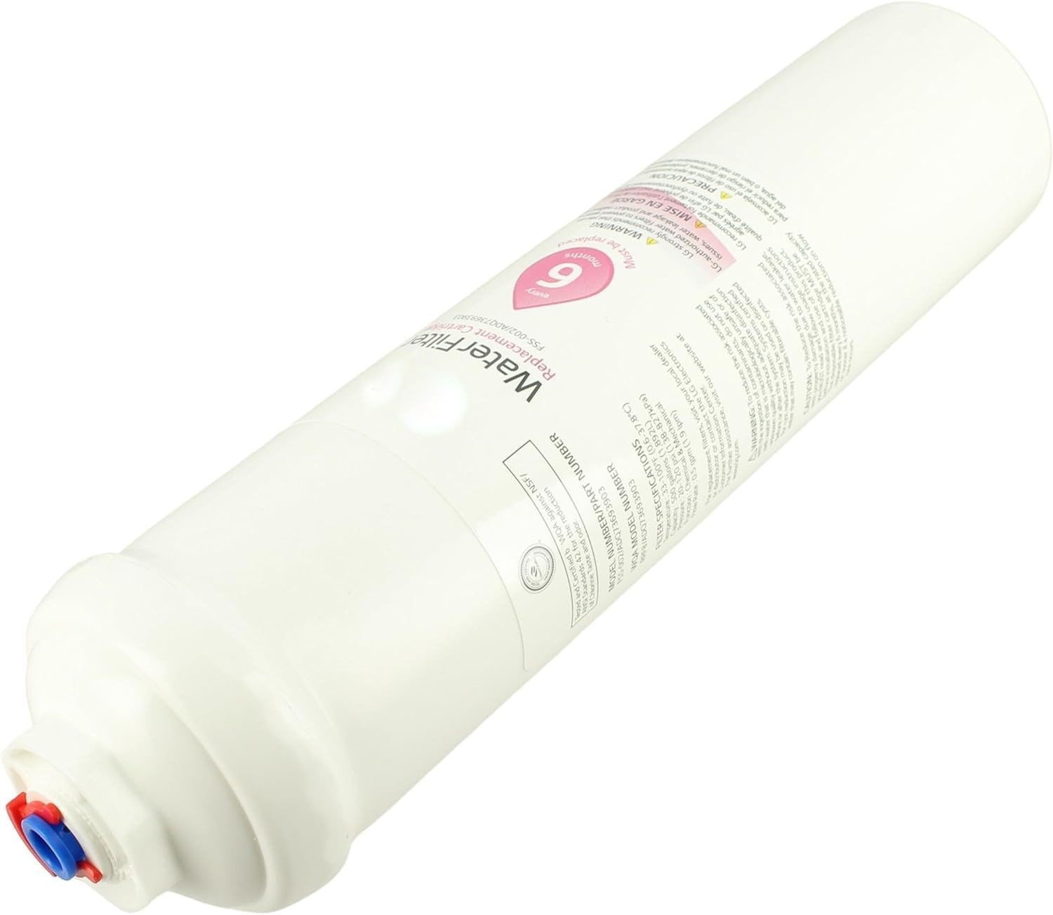 LG Wasserfilter LG Original Kühlschrank-Wasserfilter ADQ73693903/ADQ736939, Zubehör für Passend für LG Kühlschränke, passend für LG Kühlschränke