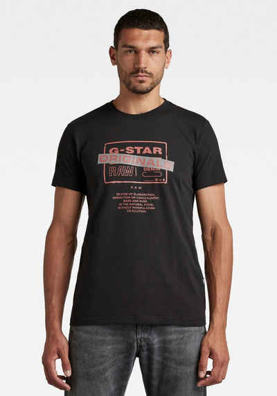 G-Star RAW Rundhalsshirt »Originals Logo Tee«