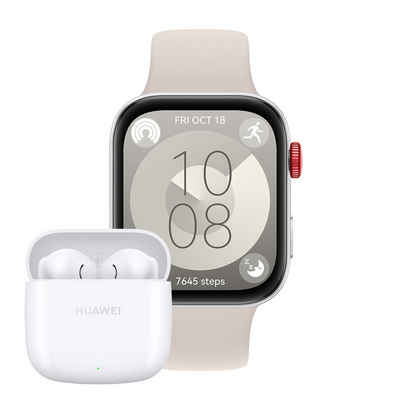 Huawei Fit 3 Fluoroelastomer Strap + Freebuds SE 2 white Smartwatch