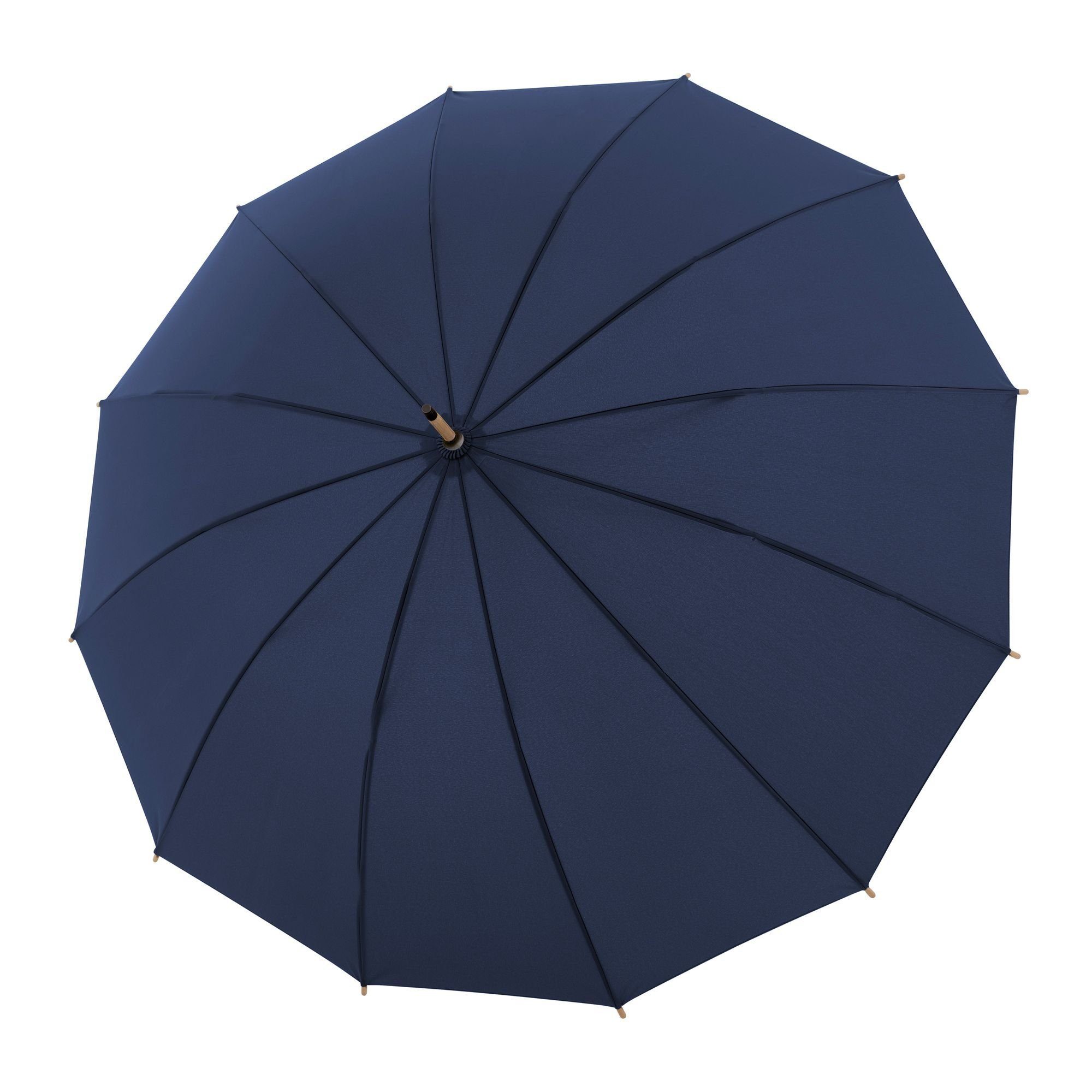 doppler® Stockregenschirm Nature, 111 cm uni blue | Stockschirme