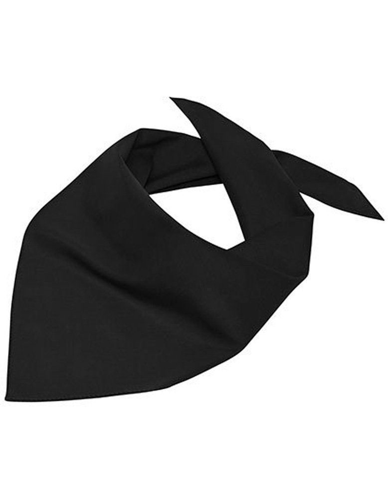 Goodman Design Dreieckstuch Bandana Halstuch Multifunktionstuch, angenehmer Tragekomfort ca. 85cm X 40cm Black