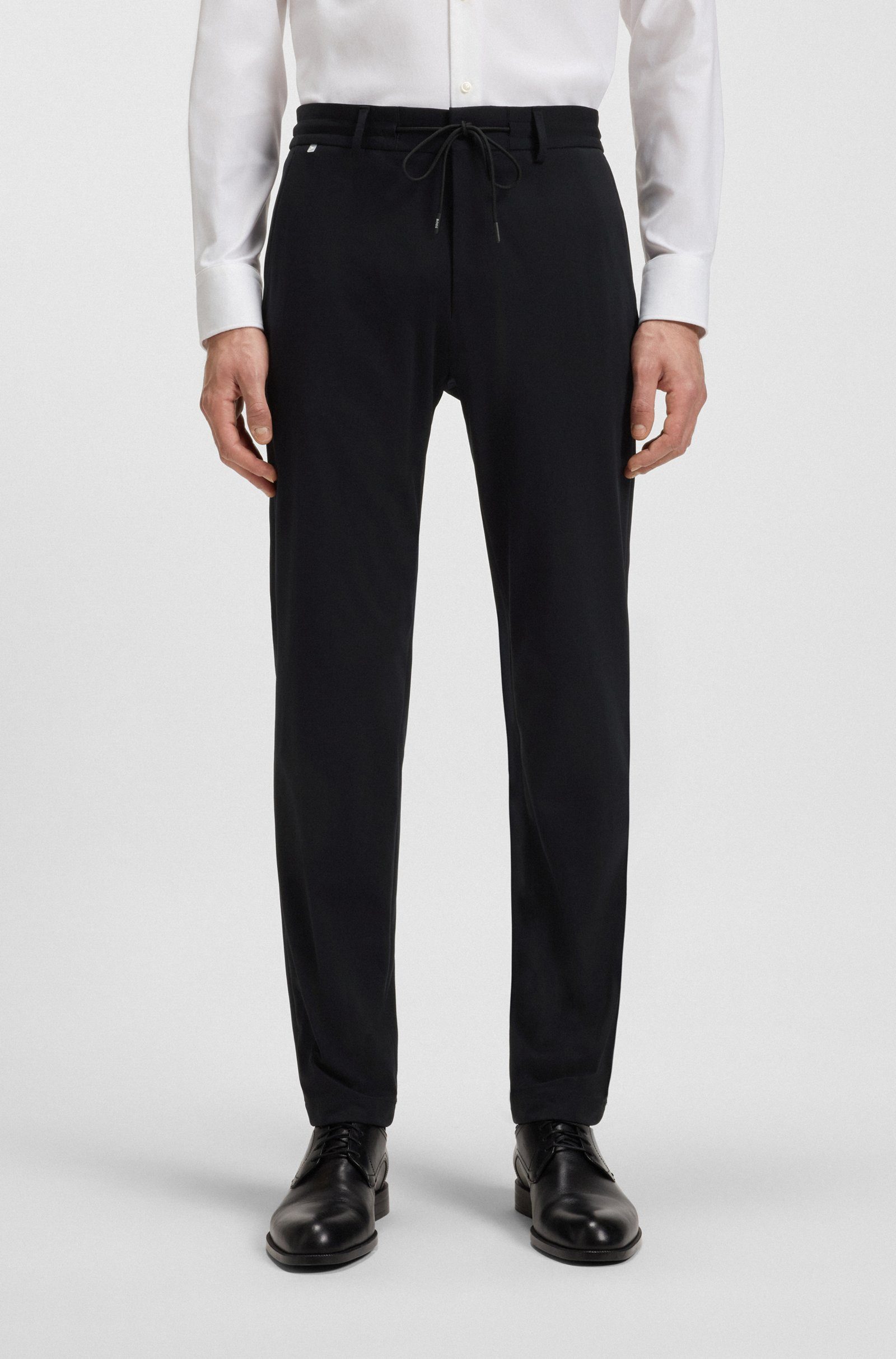 BOSS Anzughose P-Genius aus Performance-Stretch-Jersey (1-tlg)