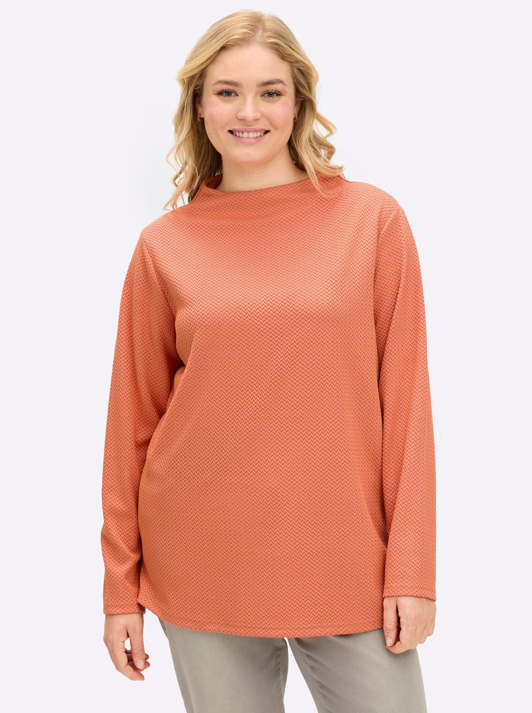 Sheego Sweater Sweatshirt Langarm günstig online kaufen