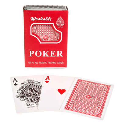 Goods+Gadgets Spiel, Royal 4 x Pokerkarten Plastikkarten, Poker Spielkarten