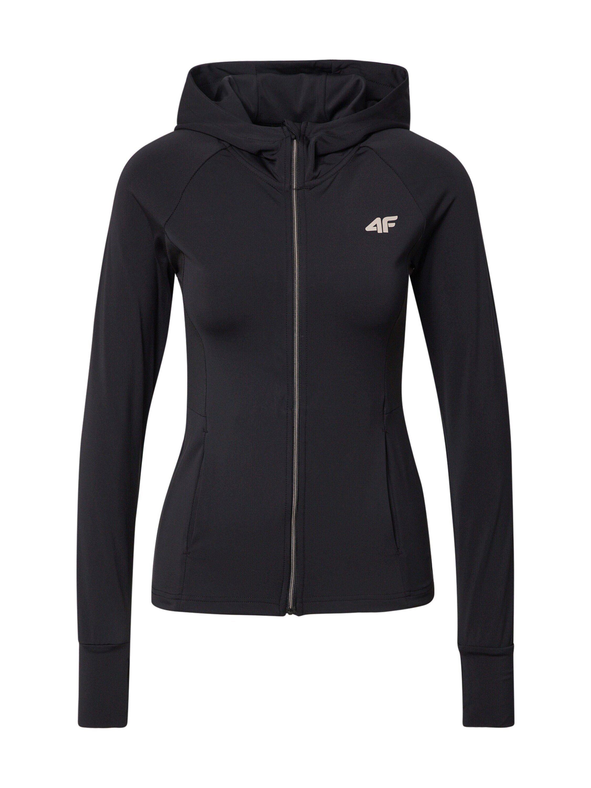 4F Plain/ohne Details Sweatjacke (1-tlg)