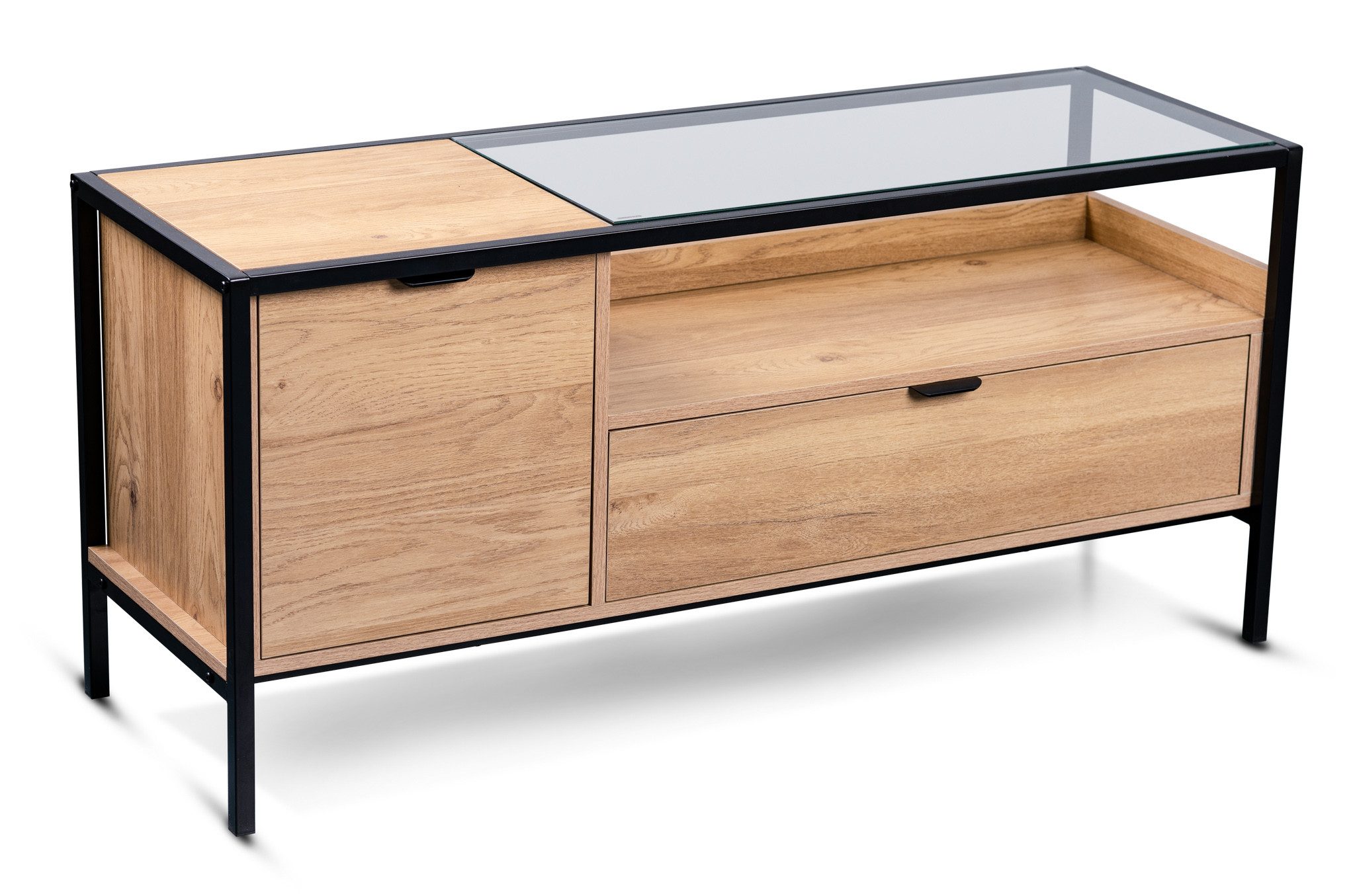 bv-vertrieb Lowboard TV-Lowboard Fernsehschrank TV Schrank Eiche Wildeiche günstig online kaufen