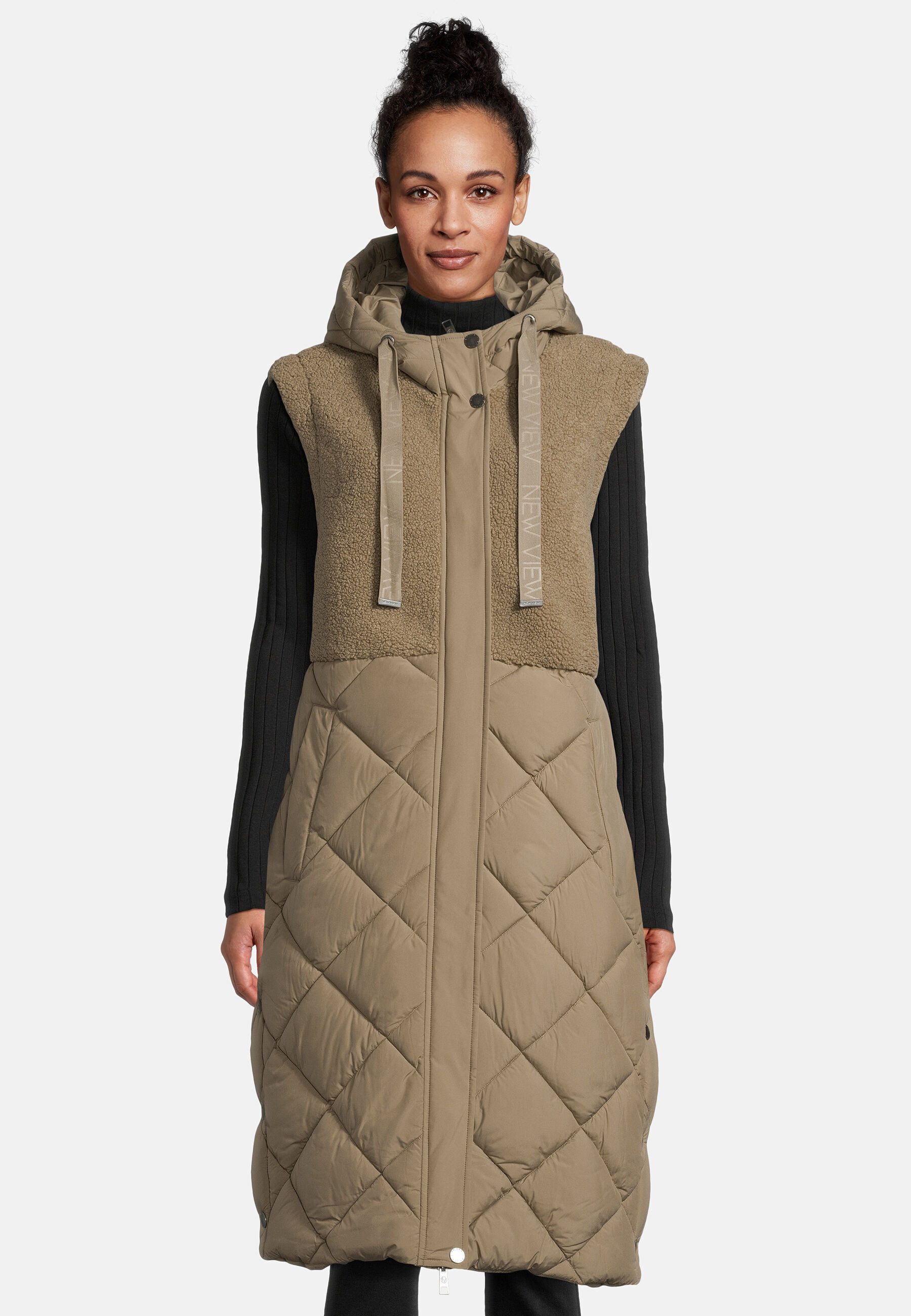 New View Steppweste Tabea mit 2-Wege-Reißverschluss günstig online kaufen