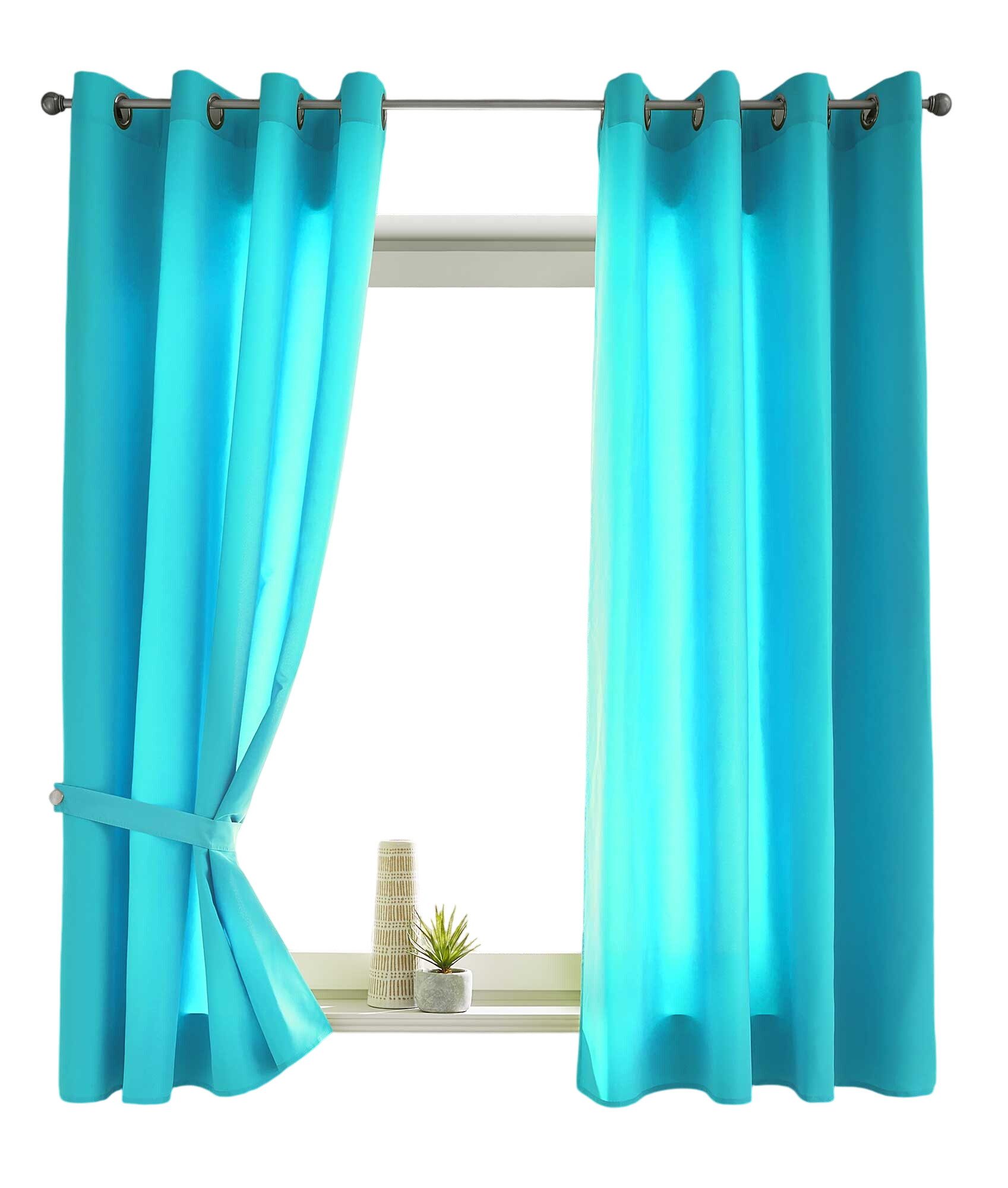 Gardinenbox Vorhang (2 St), Ösen, blickdicht, Microsatin, »Berlin« Blickdicht Microsatin Lichtdurchlässig 20405N2