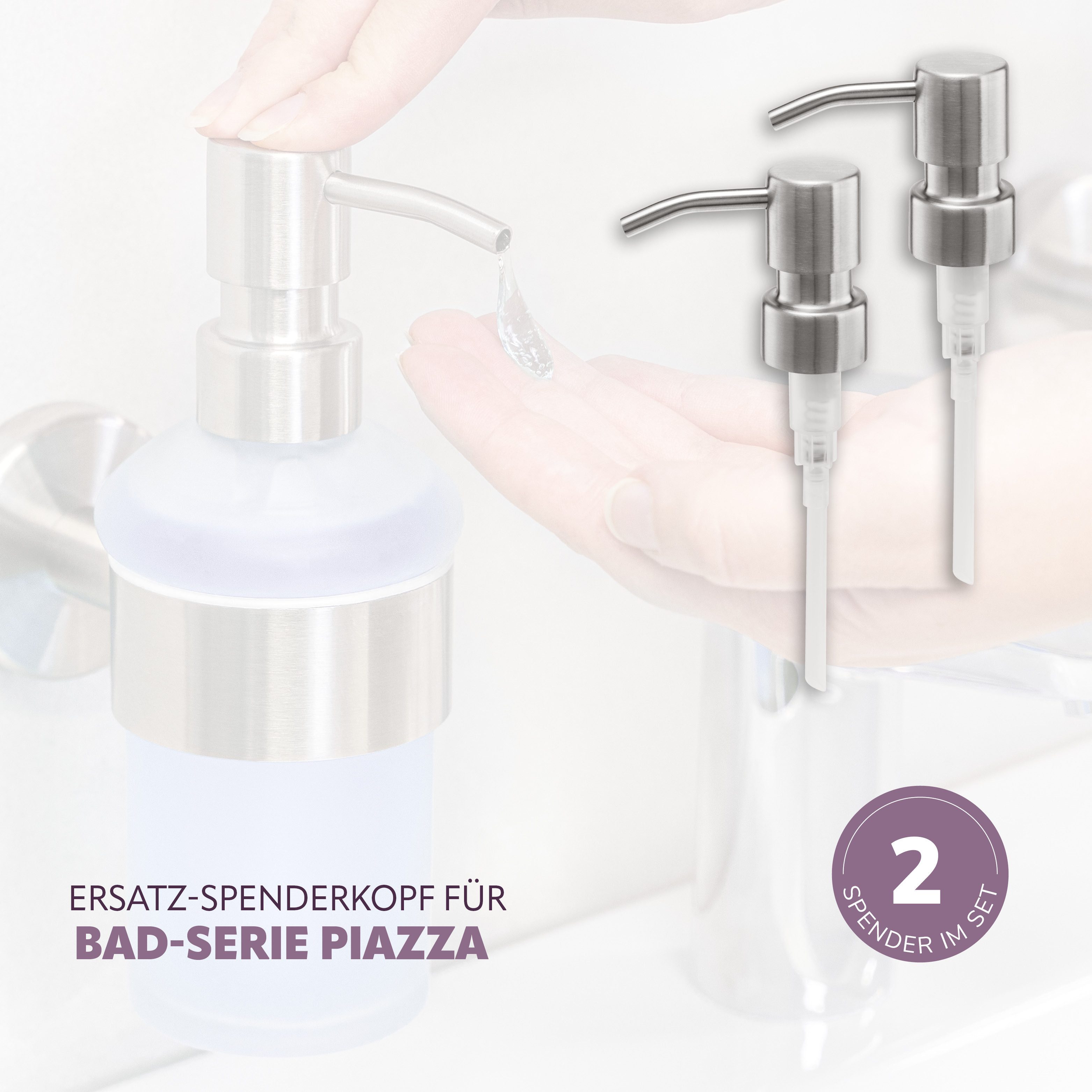 bremermann Seifenspender Bad-Serie PIAZZA - 2er günstig online kaufen