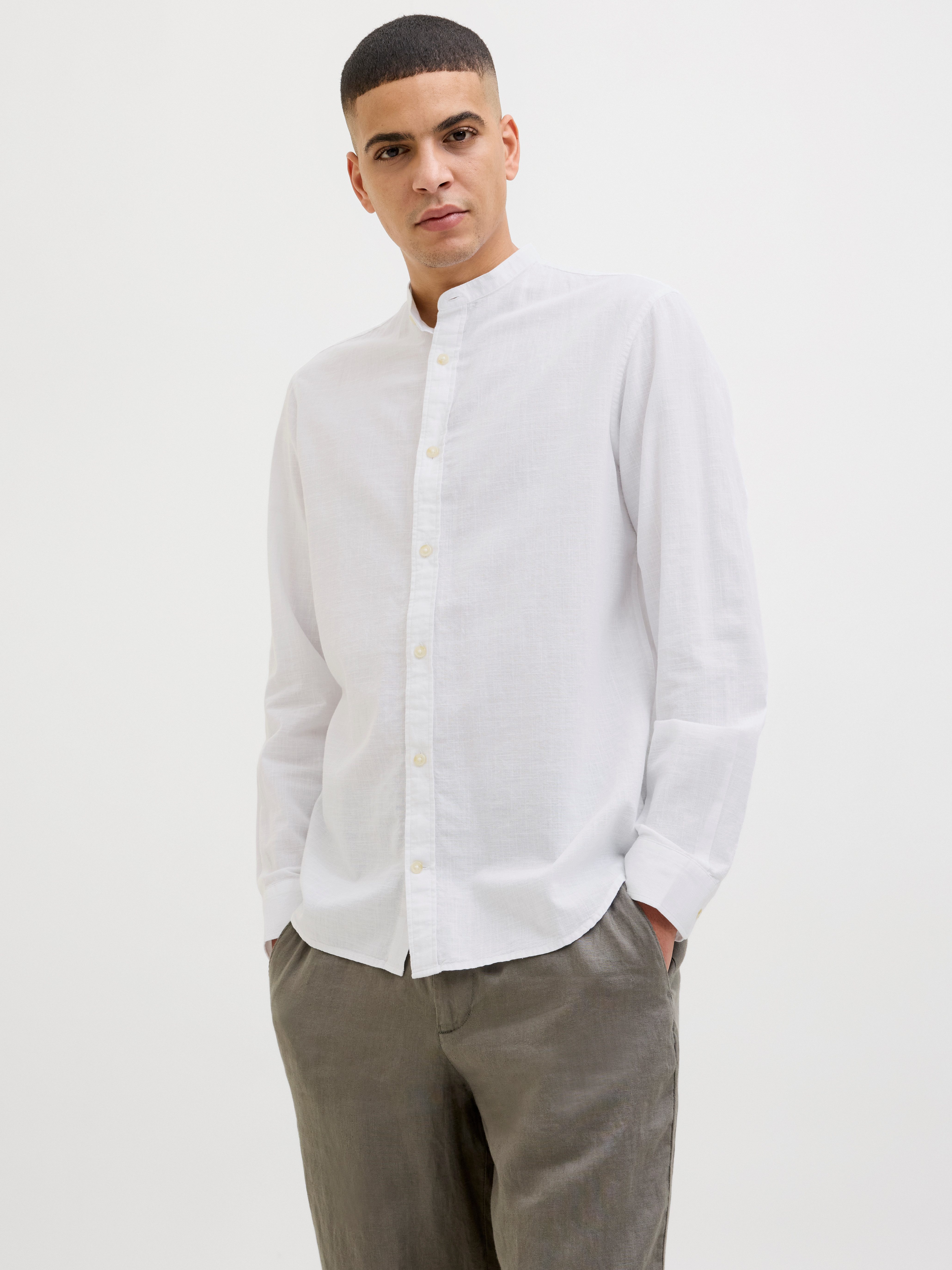 Jack & Jones Langarmhemd JJESUMMER BAND günstig online kaufen