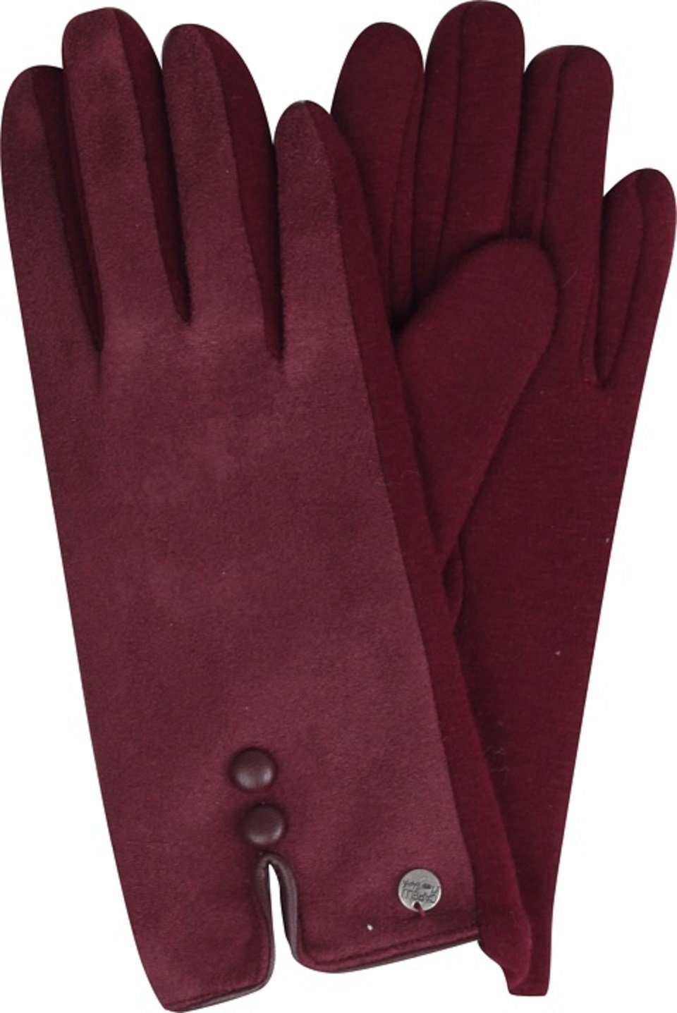 New York Capelli weinrot Baumwollhandschuhe Jersey Handschuhe
