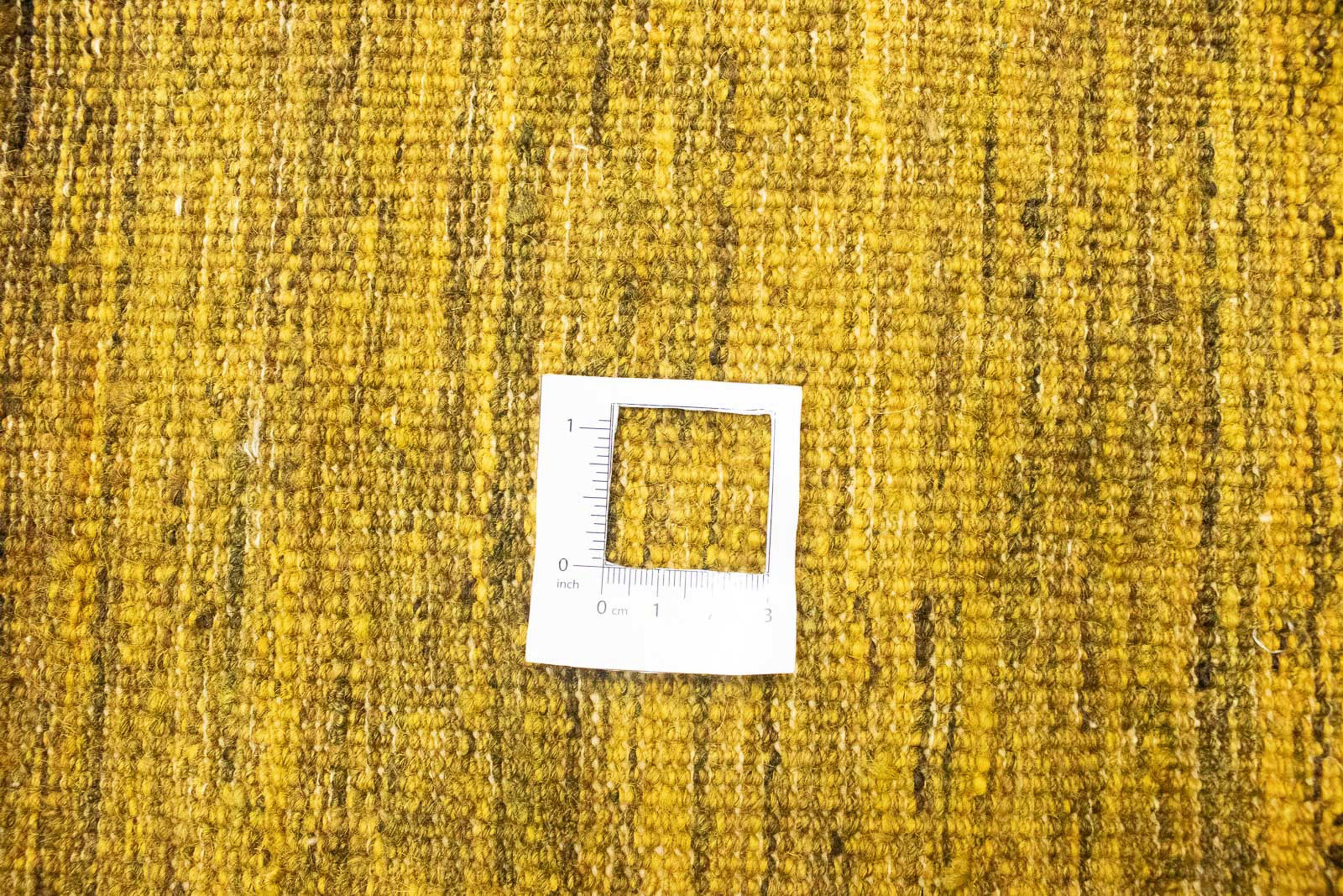Wollteppich Gabbeh mehrfarbig, rechteckig, Wohnzimmer, Höhe: mit 18 mm, Handgeknüpft, Zertifikat - - Einzelstück x 313 - 238 cm morgenland, Indus