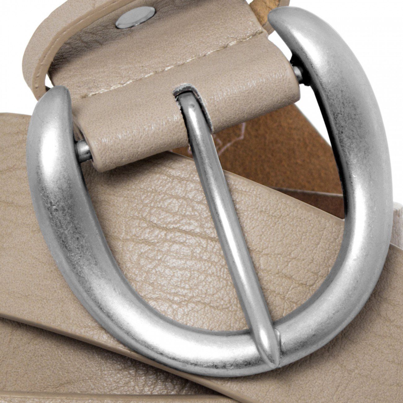 Caspar Synthetikgürtel Caspar GU274 breiter Damen Vintage Gürtel mit gebürs günstig online kaufen