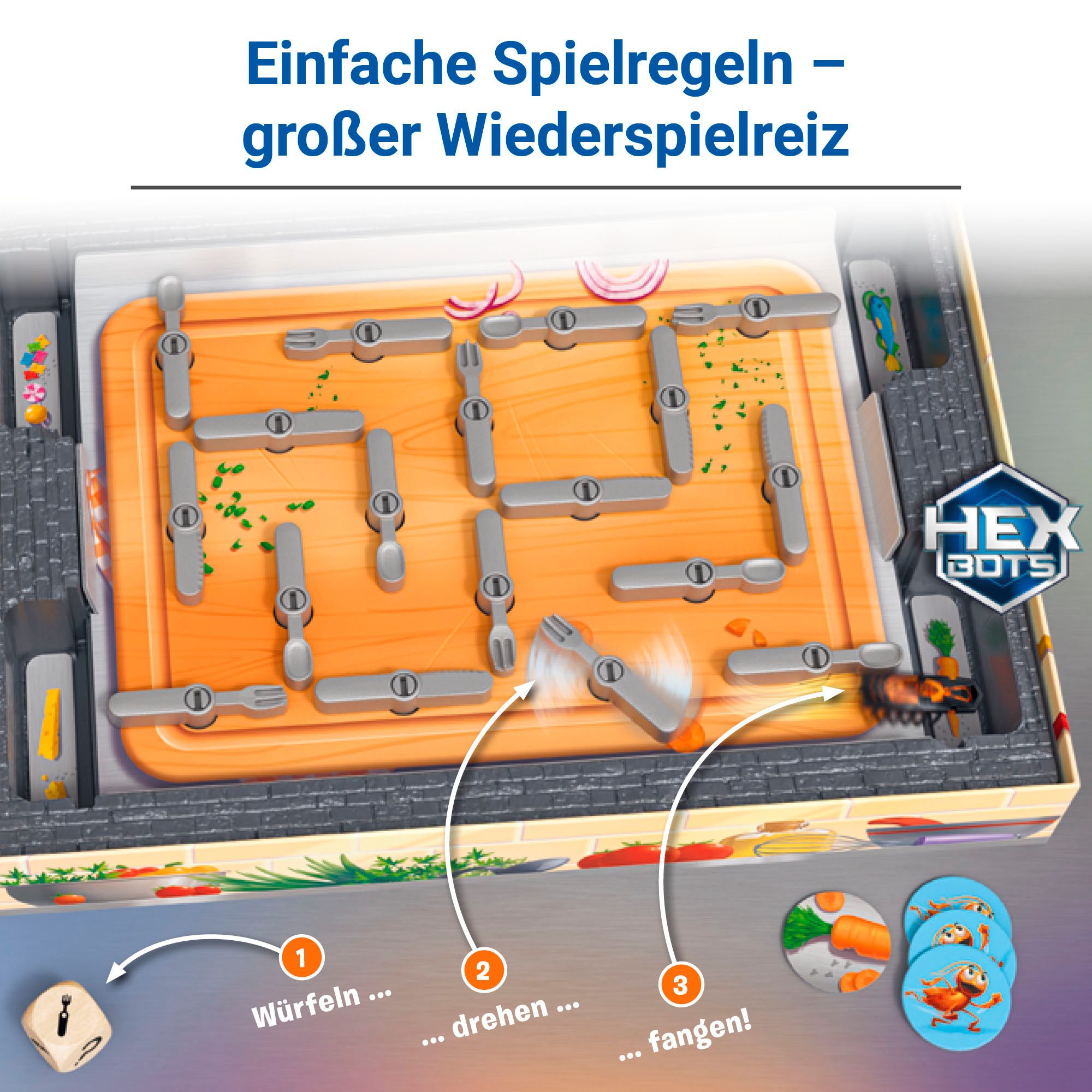 Ravensburger Spiel Kakerlakak, Familienspiel, Made in Europe