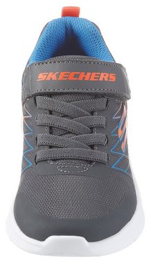 Skechers Kids MICROSPEC Sneaker mit Kontrastbesatz, Freizeitschuh, Halbschuh, Schnürschuh