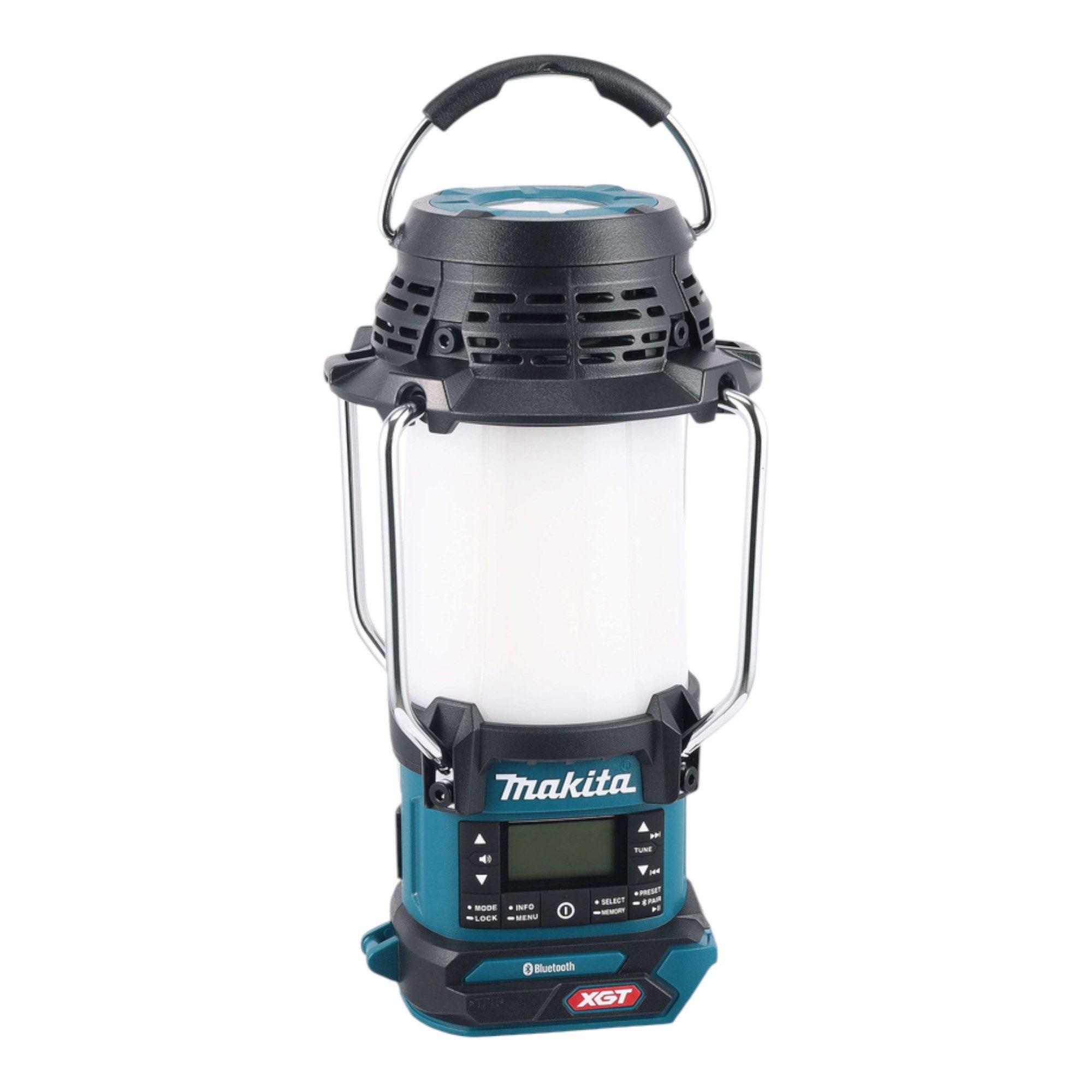 Makita MR 009 GZ Akku Radio mit Laterne 40 V max. FM / DAB+ 310 lm Solo Baustellenradio