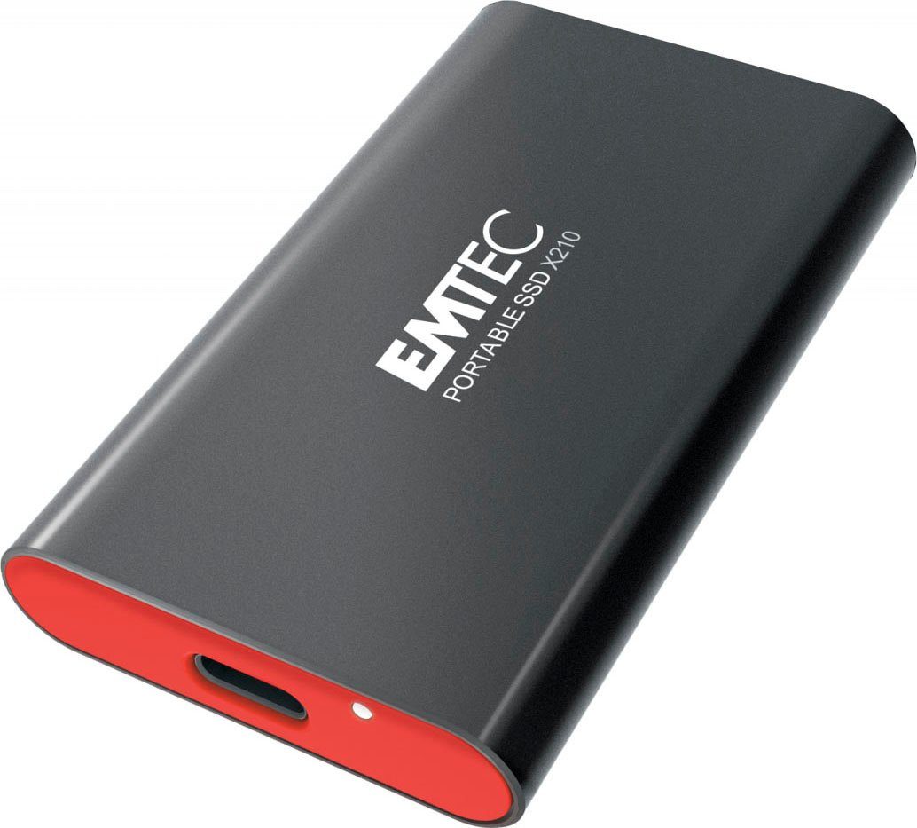EMTEC X210 Elite Portable SSD 1TB externe SSD (1 TB) 500 MB/S Lesegeschwindigkeit, 500 MB/S Schreibgeschwindigkeit