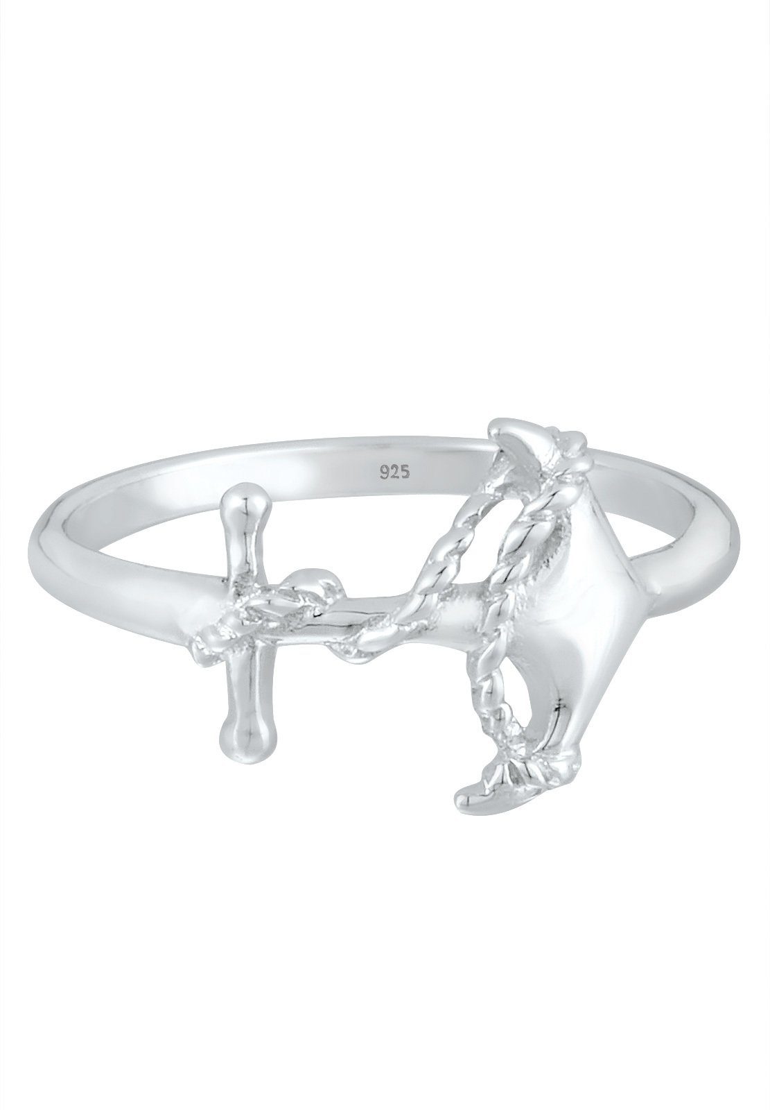 Elli Fingerring Anker Symbol Maritim 925 Sterling Silber, Anker günstig online kaufen