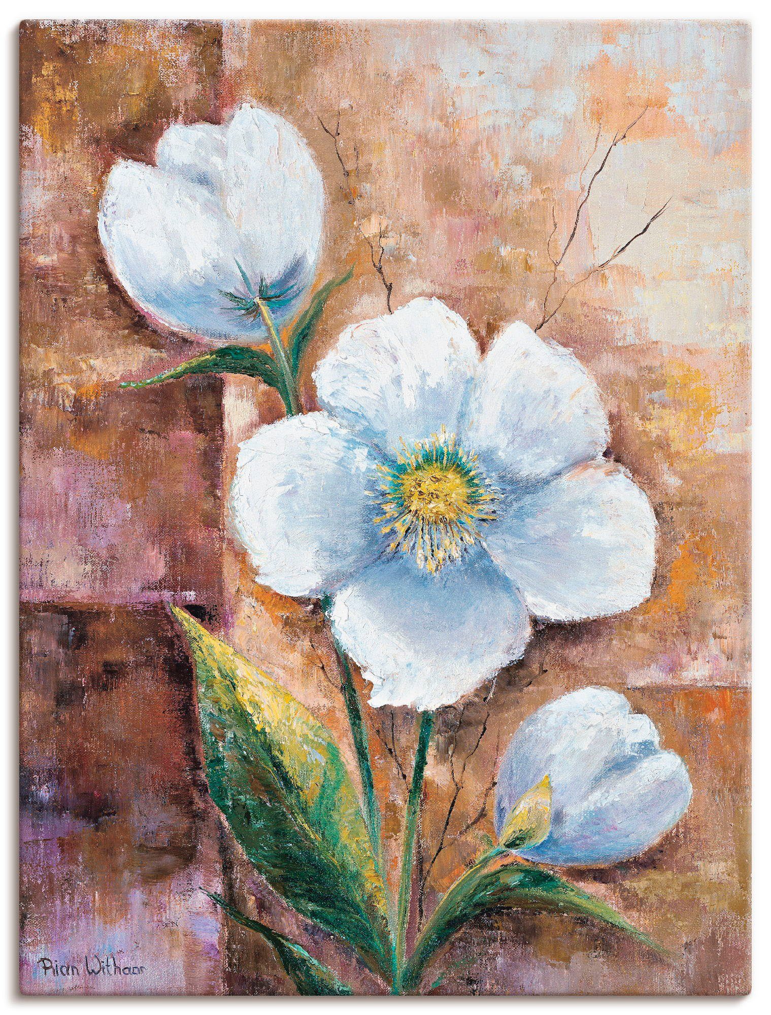 Artland Leinwandbild Es ist ein Traum, Blumen (1 St), auf Holzrahmen gespannt
