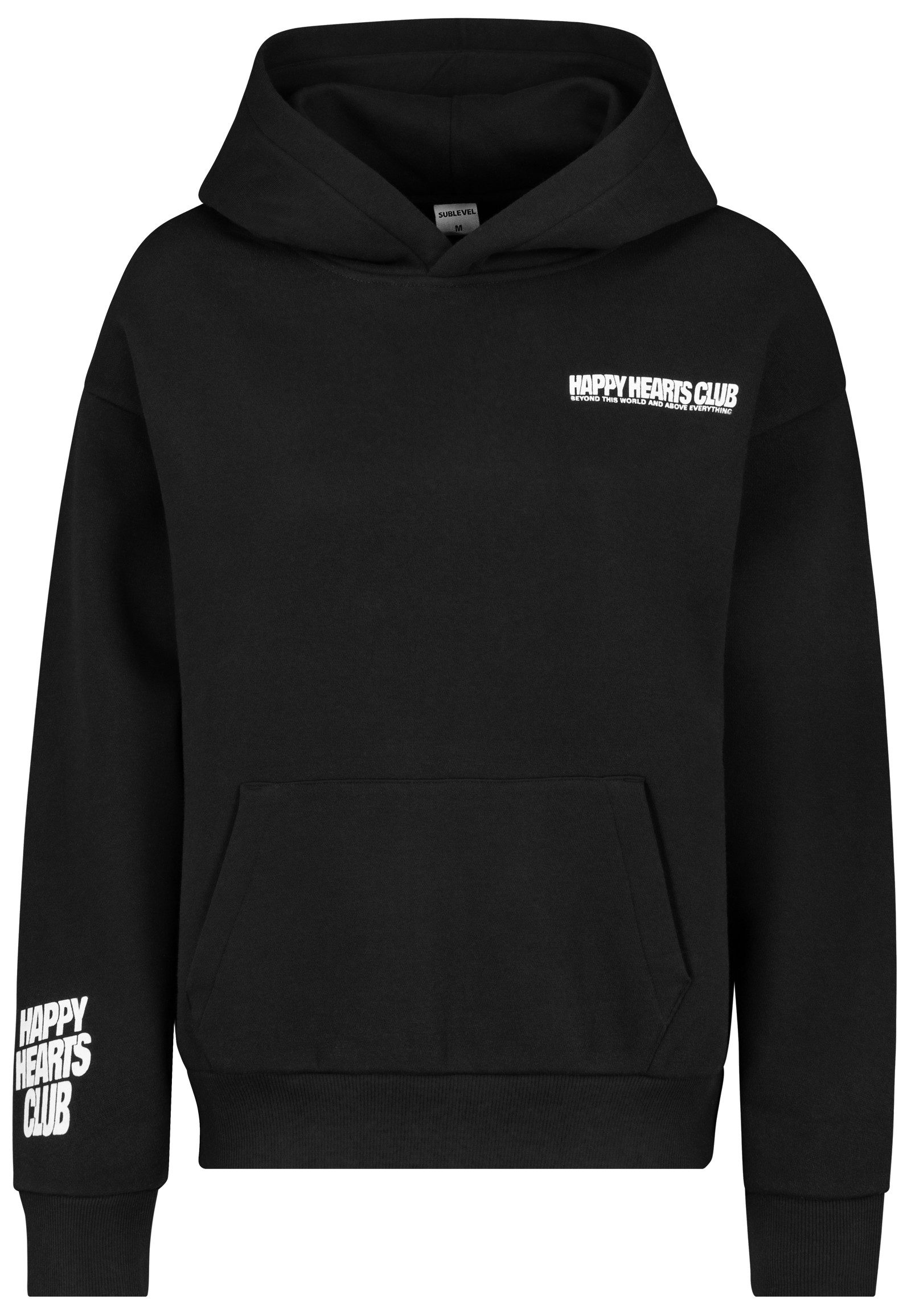 SUBLEVEL Hoodie mit Logo-Print und Kängurutasche günstig online kaufen