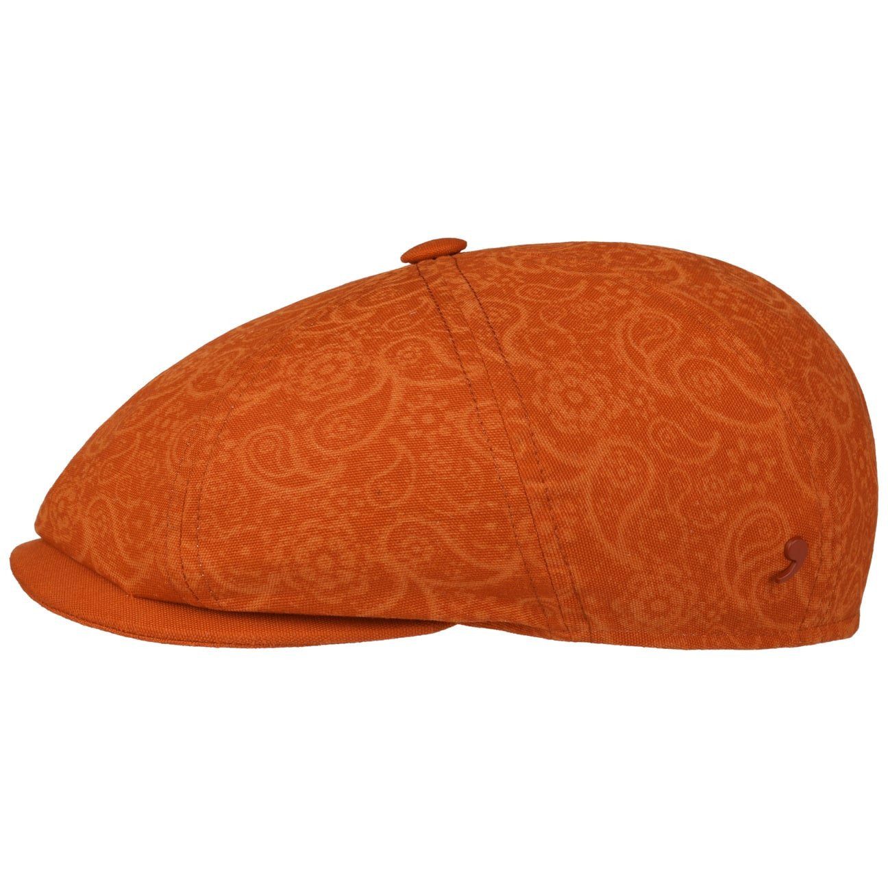 Alfonso D´Este Flat Cap (1-St) Schirmmütze mit Schirm, Made in Italy
