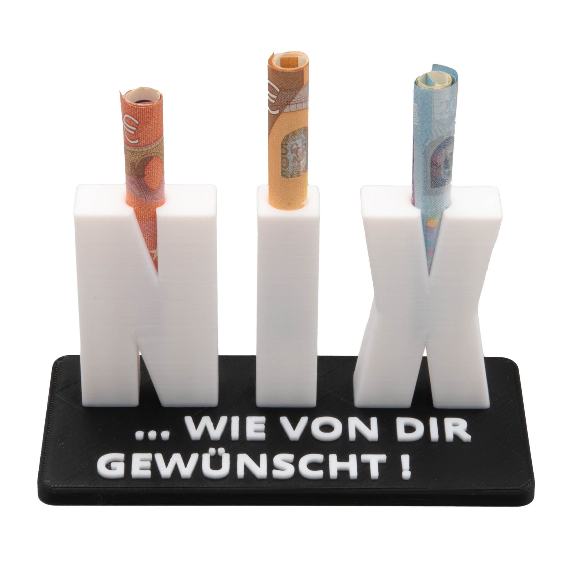 TSB Werk Geschenkbox Geldgeschenk NIX Nichts Geschenk Geburtstag, Geschenkidee, Geldscheingeschenk