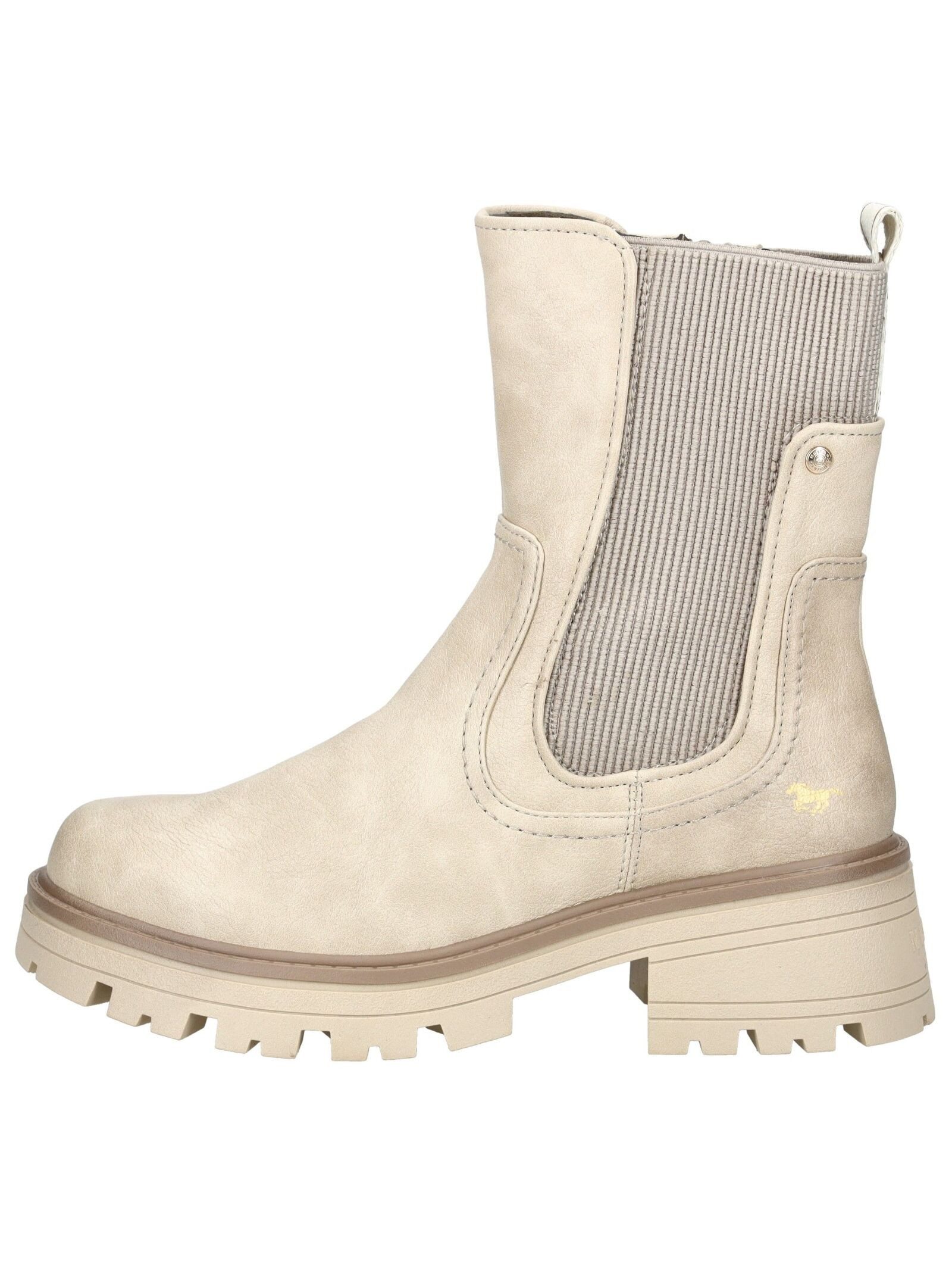 MUSTANG Stiefelette Lederimitat/Textil Stiefelette günstig online kaufen