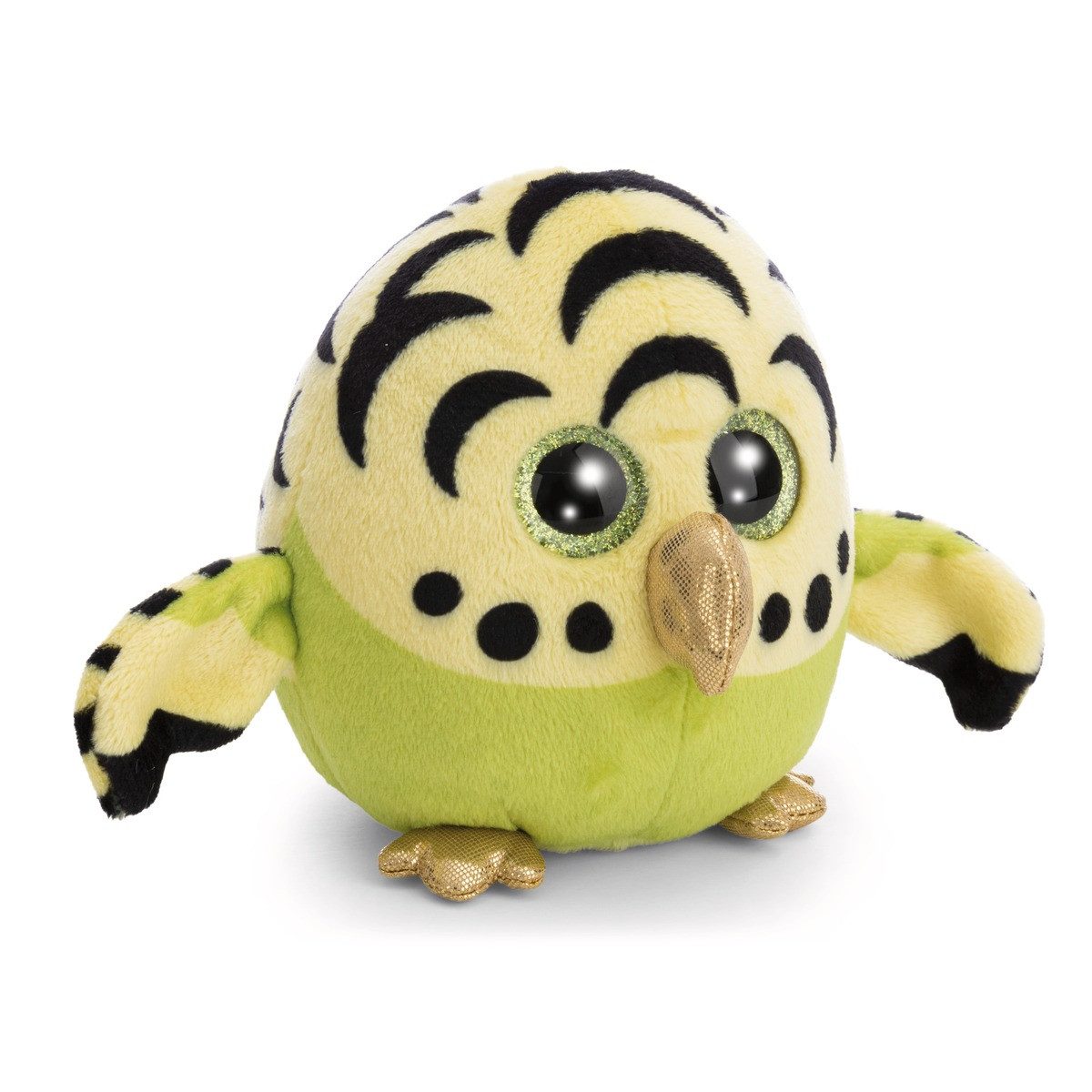 Nici Plüschfigur NICI Plüsch GLUBSCHIS Baby Wellensittich Bobbolito grün 13cm