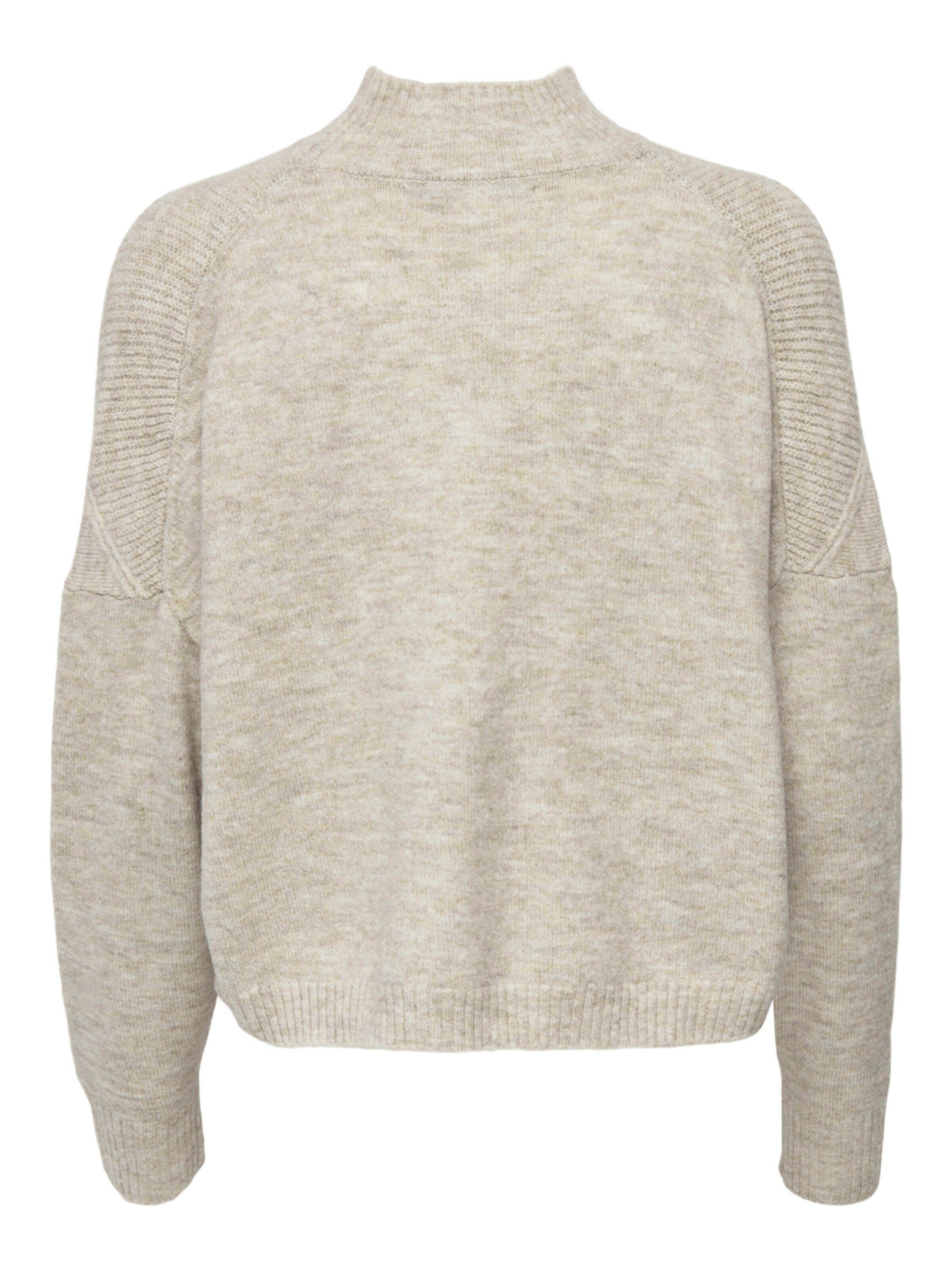 (1-tlg) ONLY Details Strickpullover Stone Plain/ohne Pumice