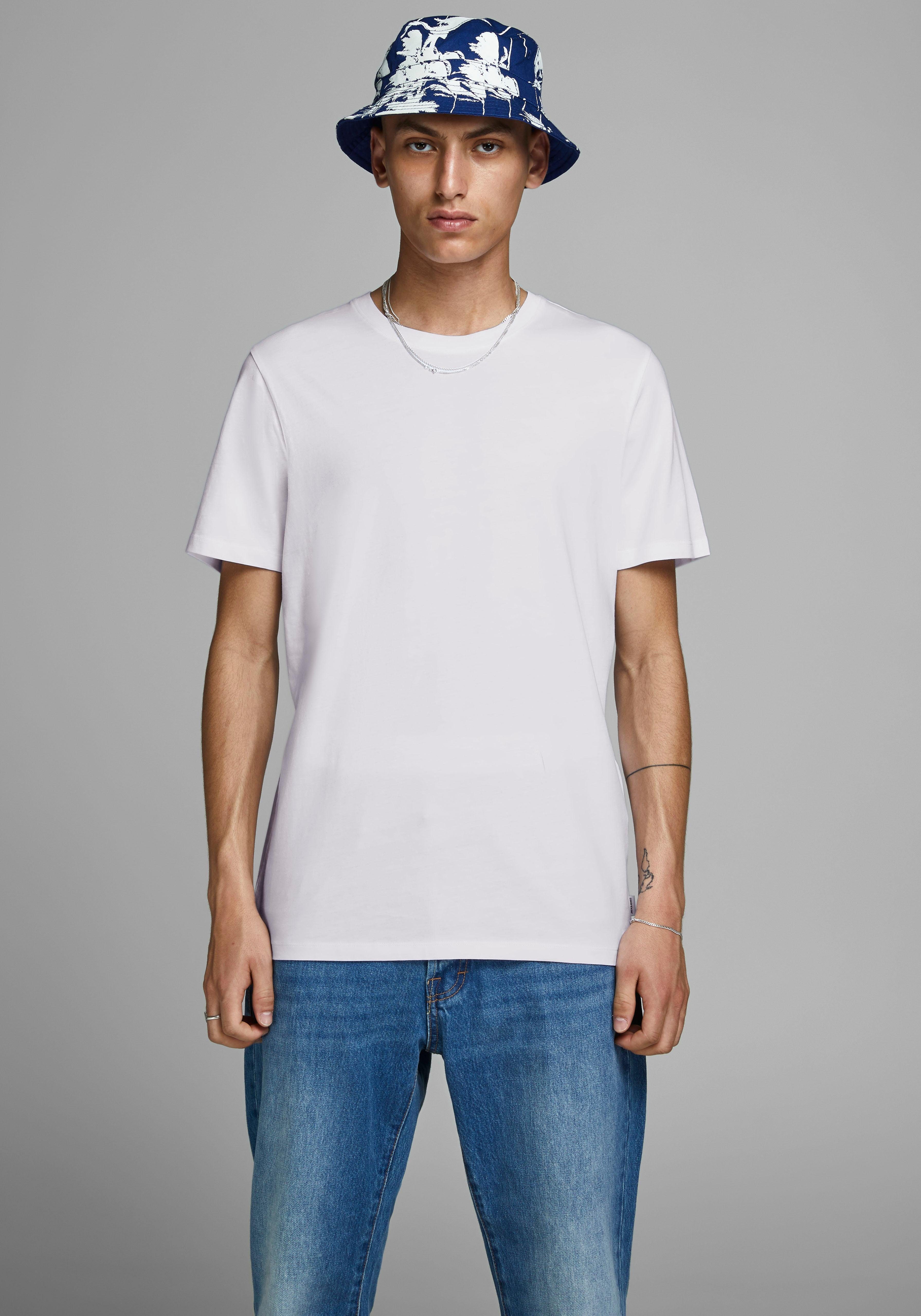 Jack & Jones Rundhalsshirt JJEORGANIC BASIC TEE SS O-NECK NOOS Baumwolle, regular fit