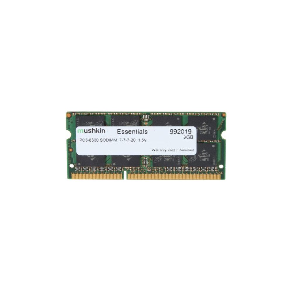 Mushkin Mushkin SO-DIMM 8 GB DDR3-1066 Arbeitsspeicher Laptop-Arbeitsspeicher